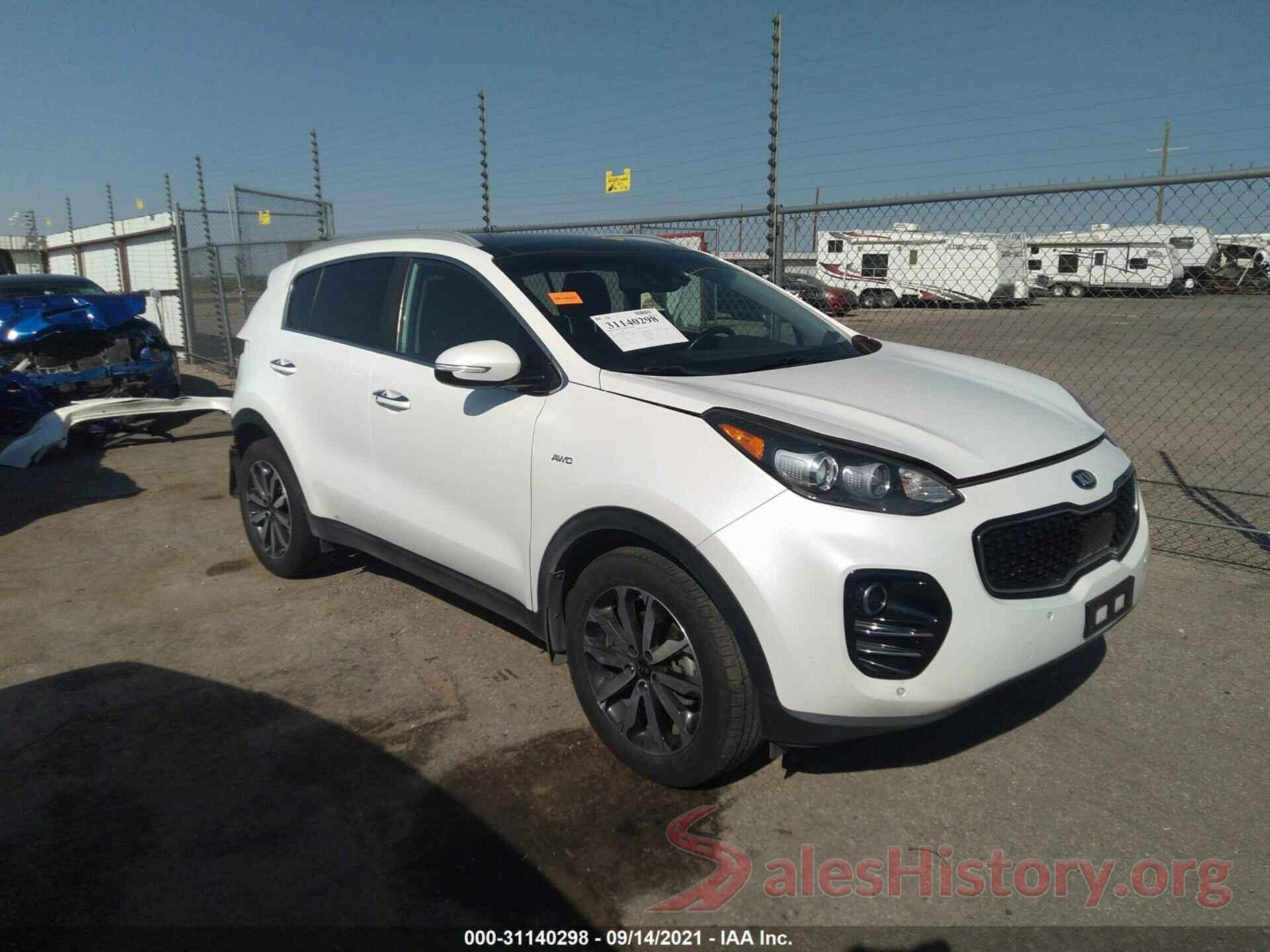 KNDPNCACXH7184392 2017 KIA SPORTAGE