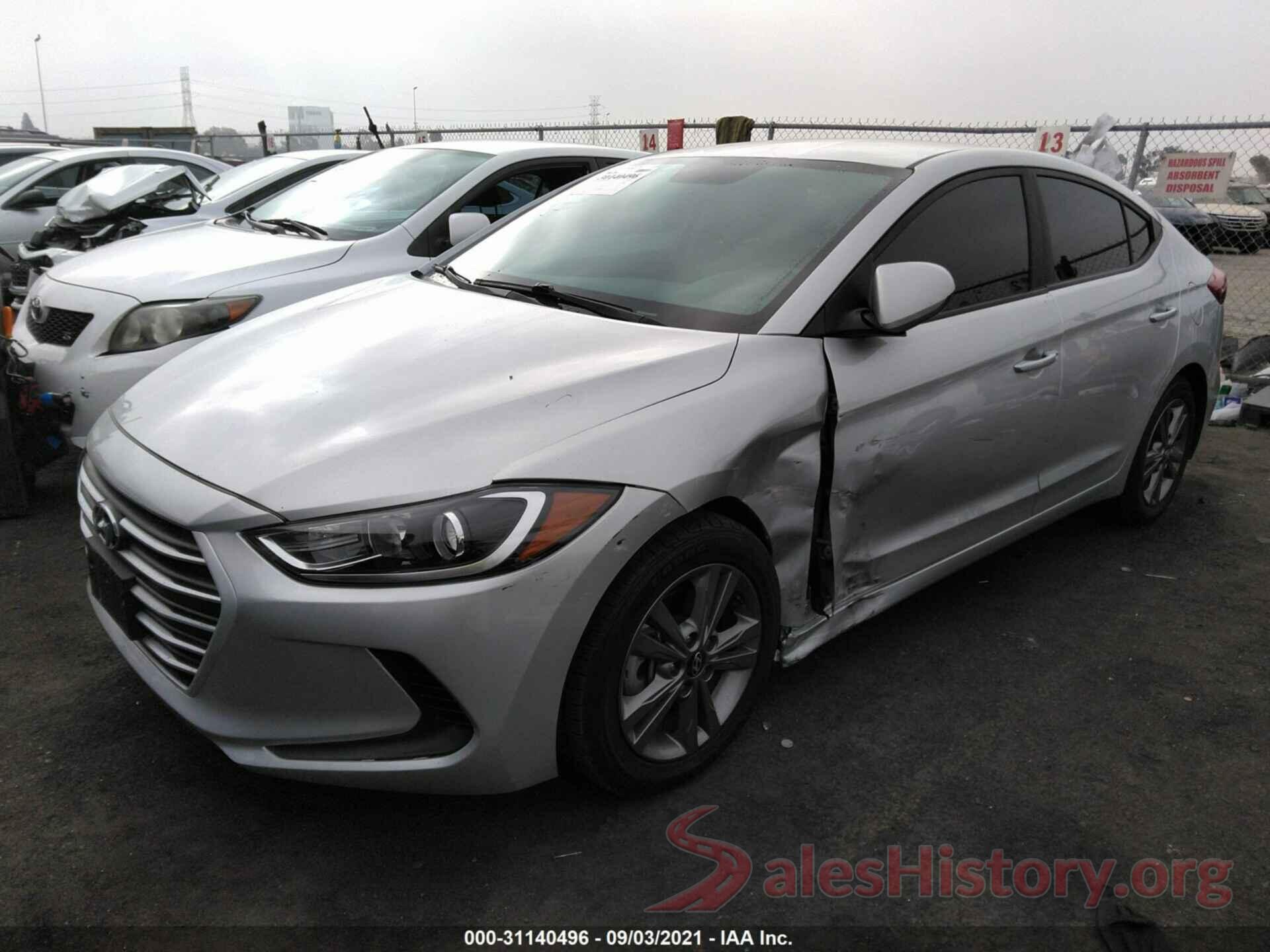 5NPD84LF3JH326512 2018 HYUNDAI ELANTRA