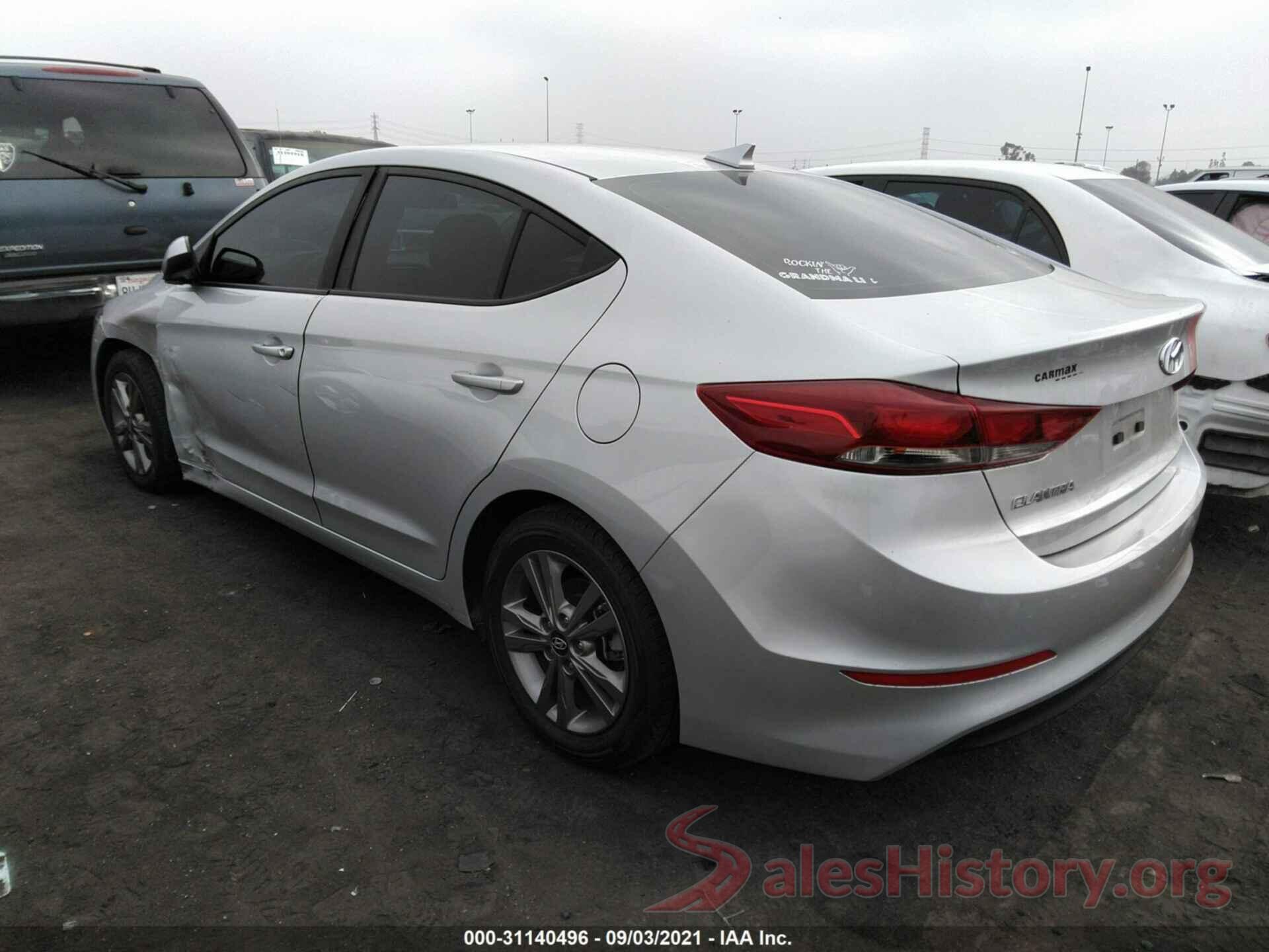 5NPD84LF3JH326512 2018 HYUNDAI ELANTRA