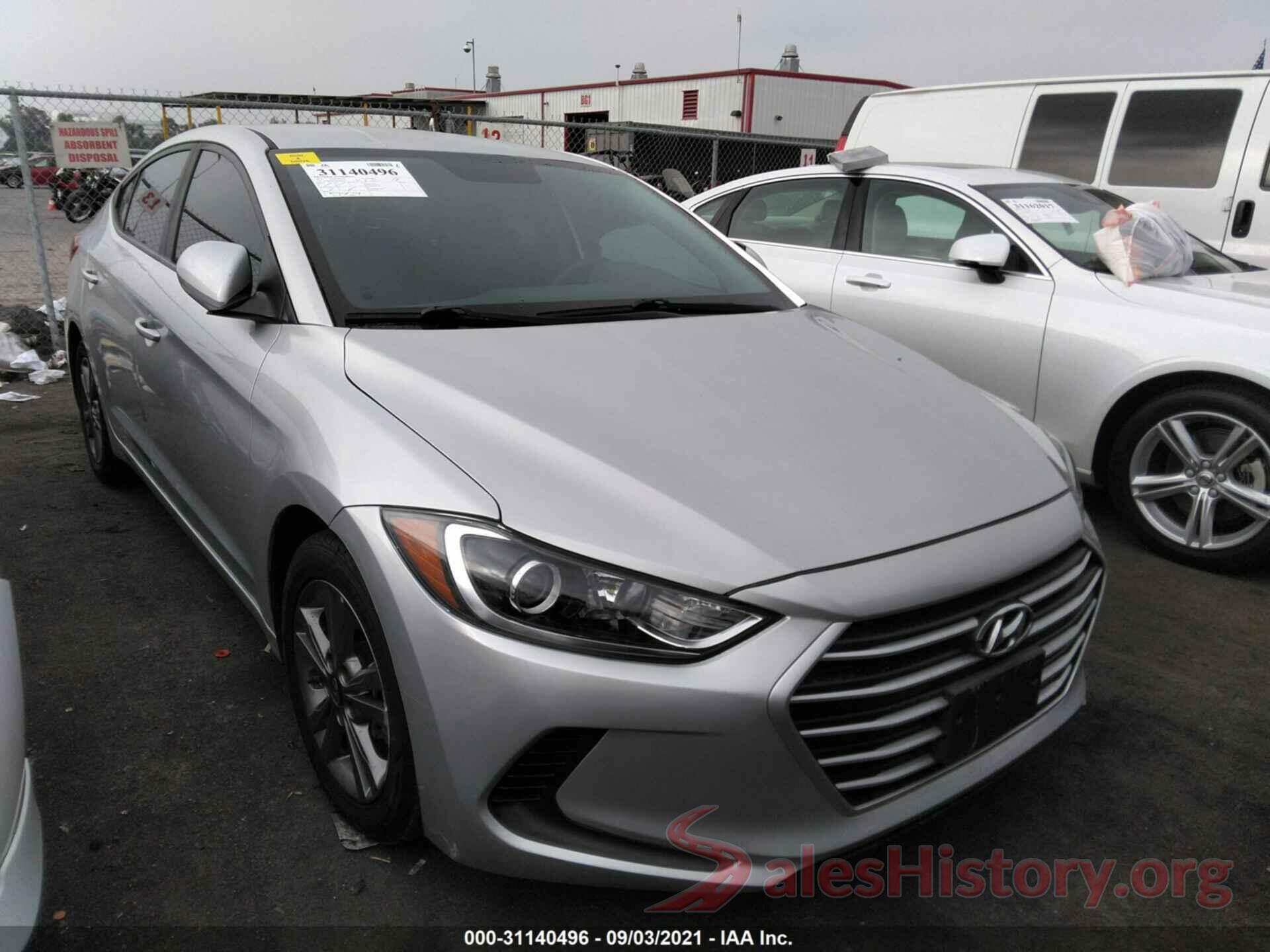 5NPD84LF3JH326512 2018 HYUNDAI ELANTRA