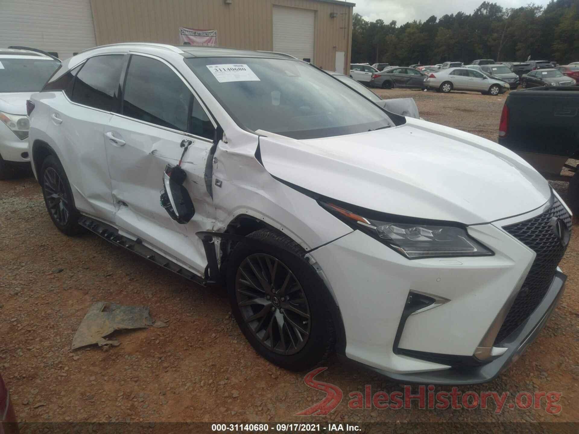 2T2BZMCA4JC139481 2018 LEXUS RX