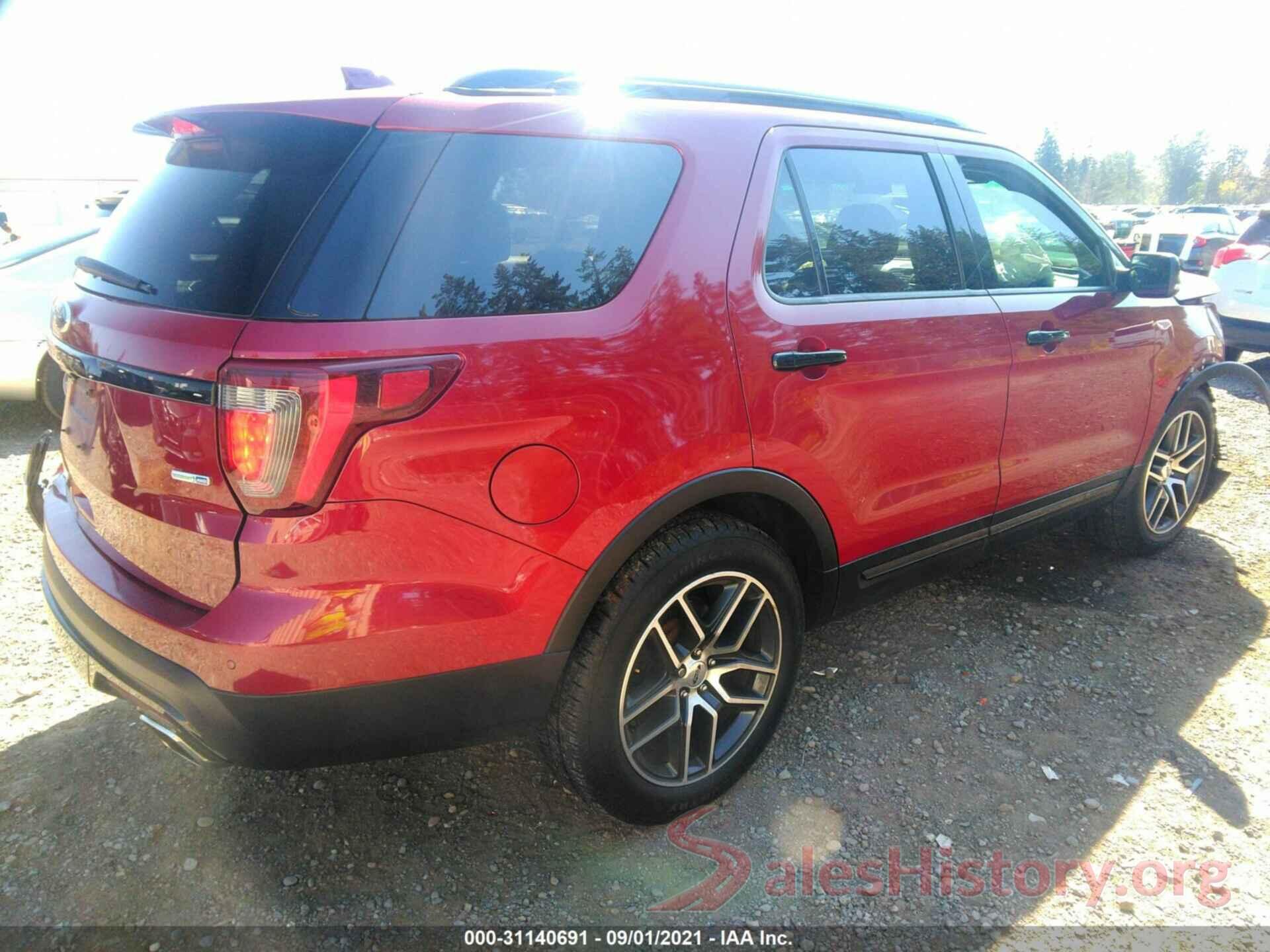 1FM5K8GT2GGB89701 2016 FORD EXPLORER