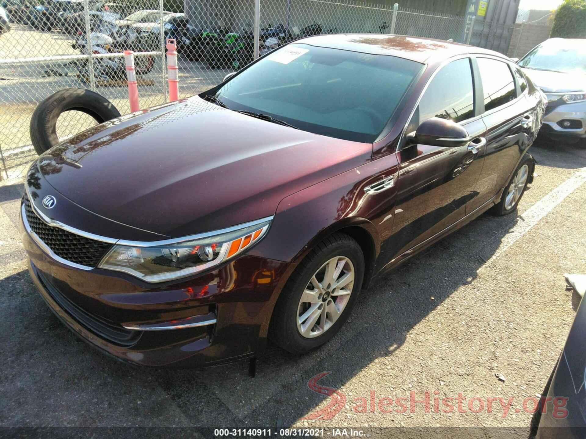 5XXGT4L38GG033212 2016 KIA OPTIMA