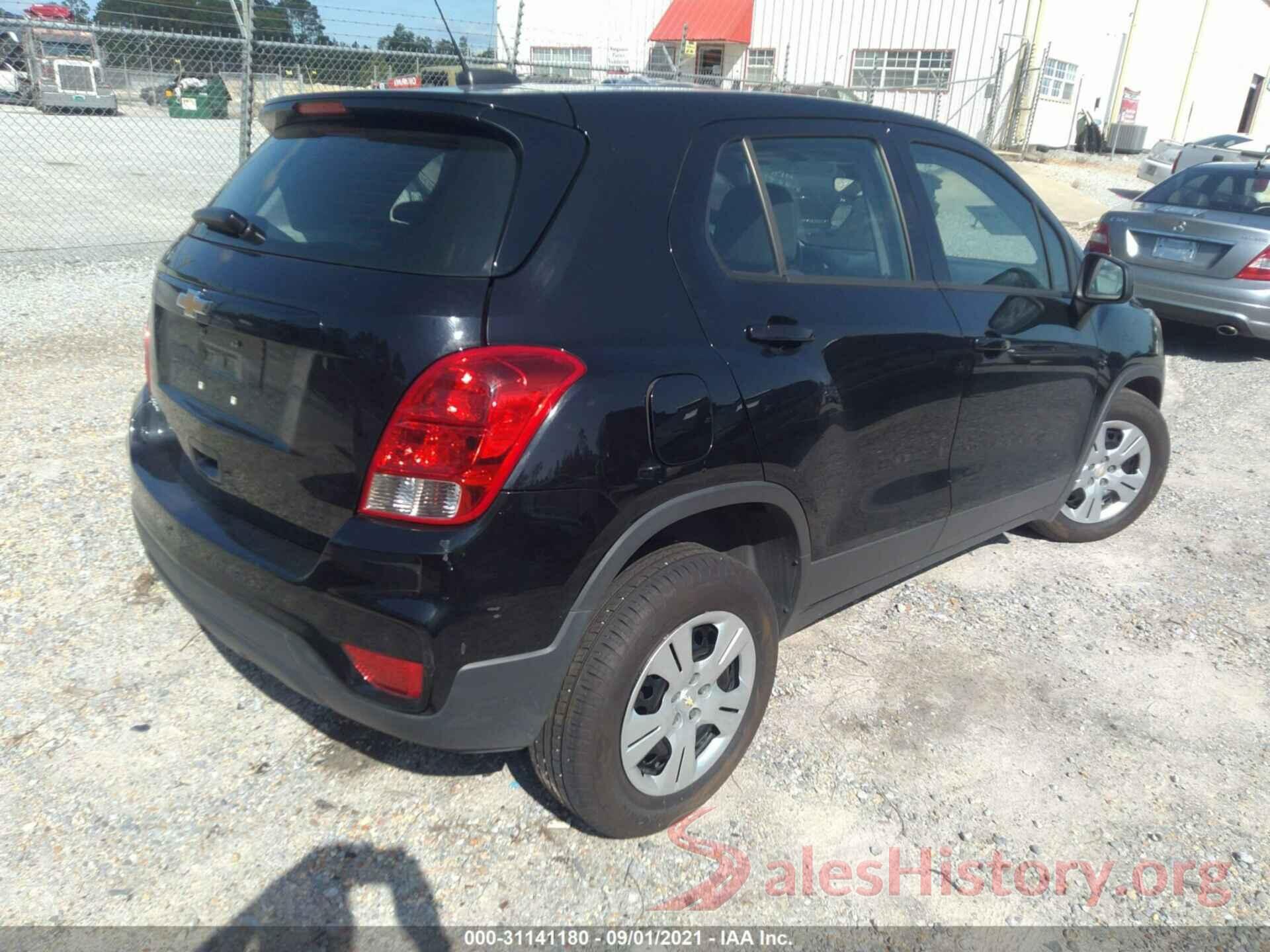 3GNCJKSB4JL168482 2018 CHEVROLET TRAX