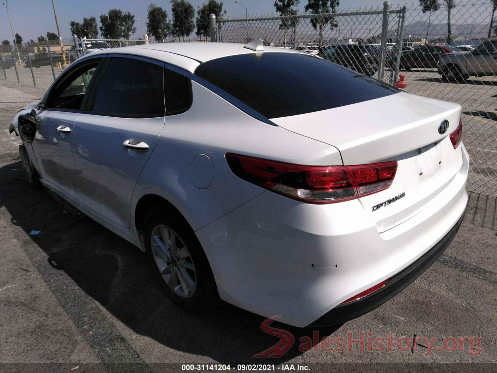 KNAGT4L35G5093224 2016 KIA OPTIMA