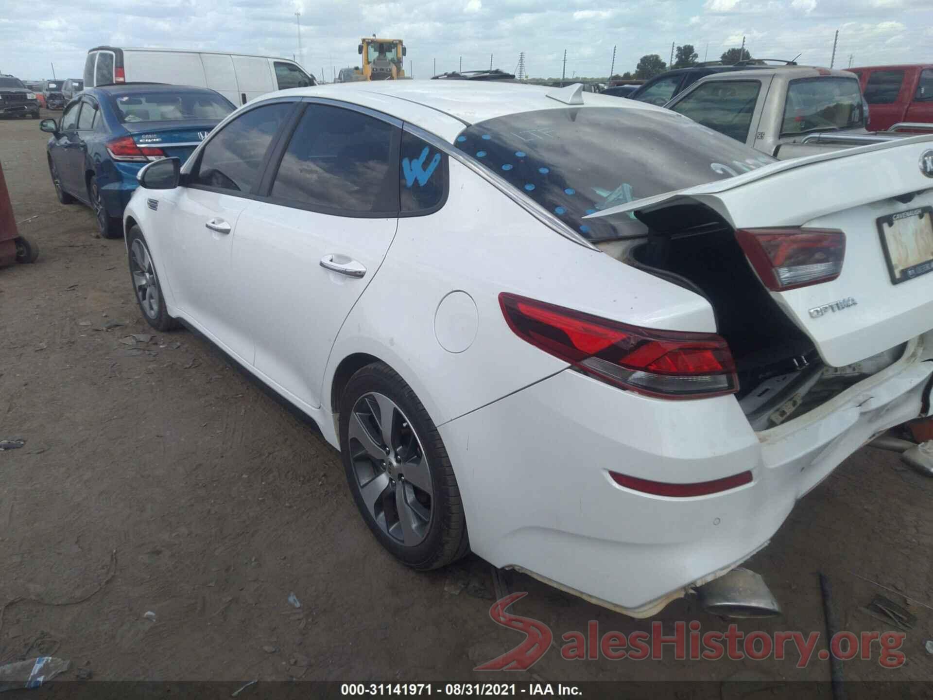 5XXGT4L35KG360367 2019 KIA OPTIMA