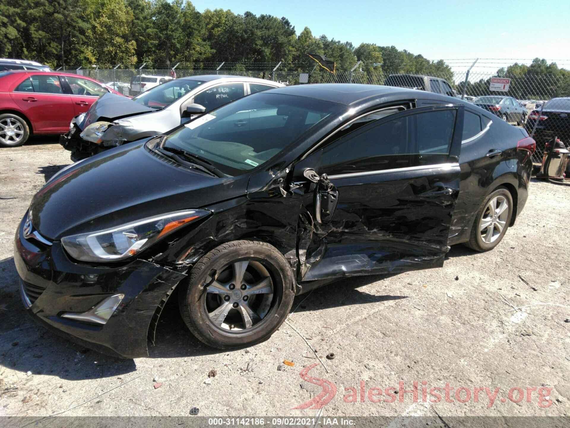 5NPDH4AE8GH799373 2016 HYUNDAI ELANTRA