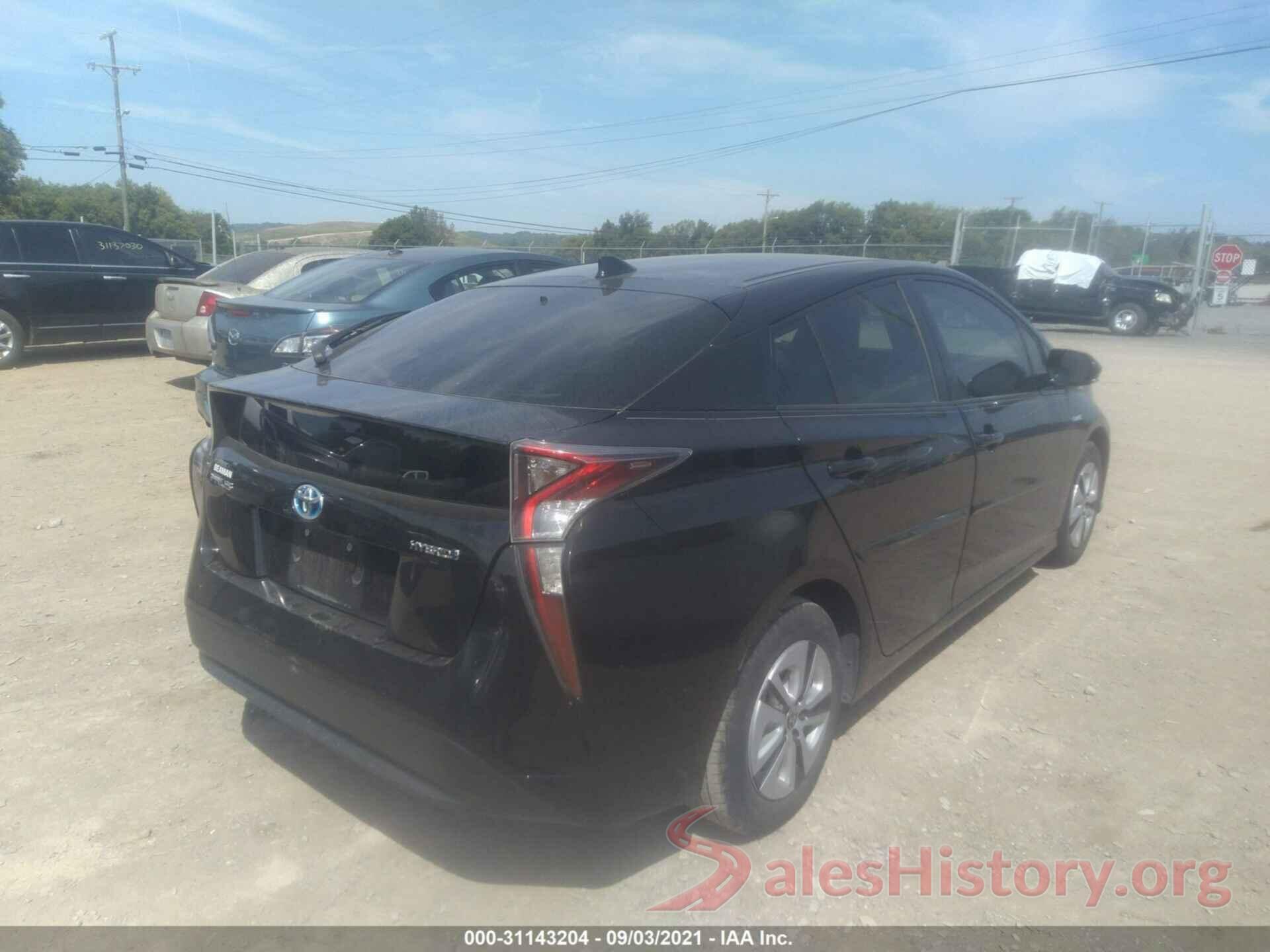 JTDKARFU7G3005399 2016 TOYOTA PRIUS