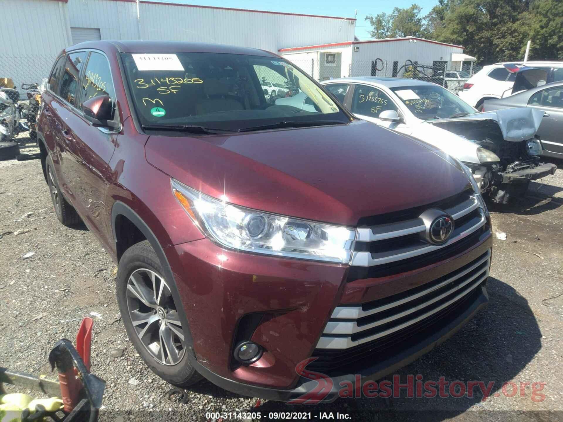 5TDBZRFH3HS455272 2017 TOYOTA HIGHLANDER