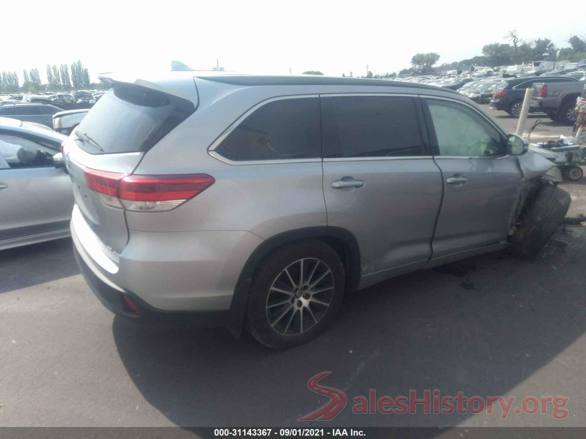 5TDJZRFH9JS814562 2018 TOYOTA HIGHLANDER