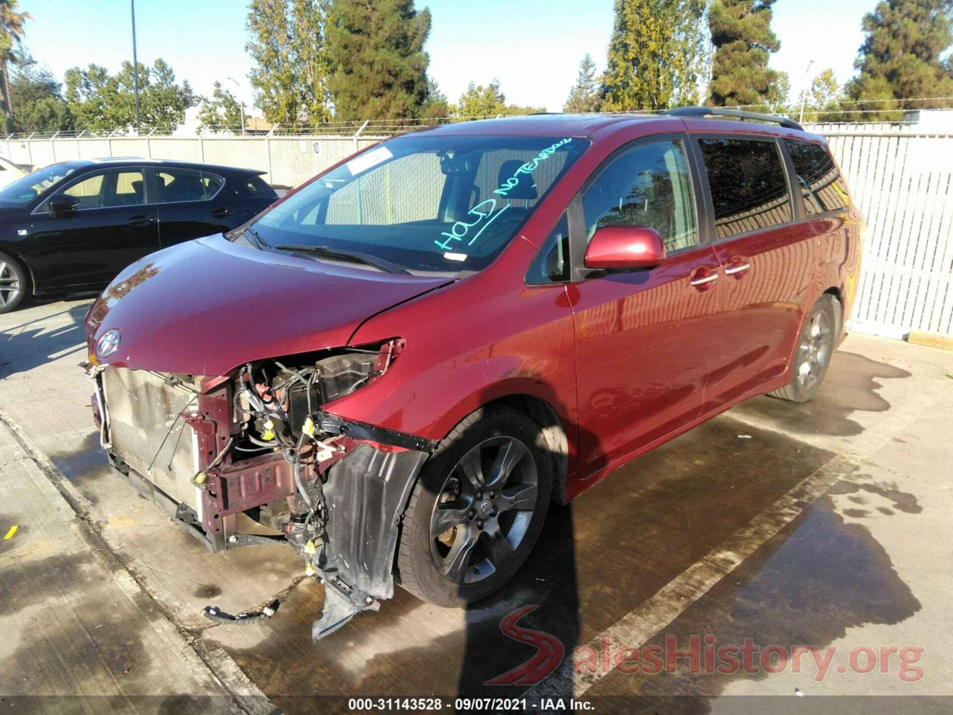 5TDXK3DC6GS734325 2016 TOYOTA SIENNA