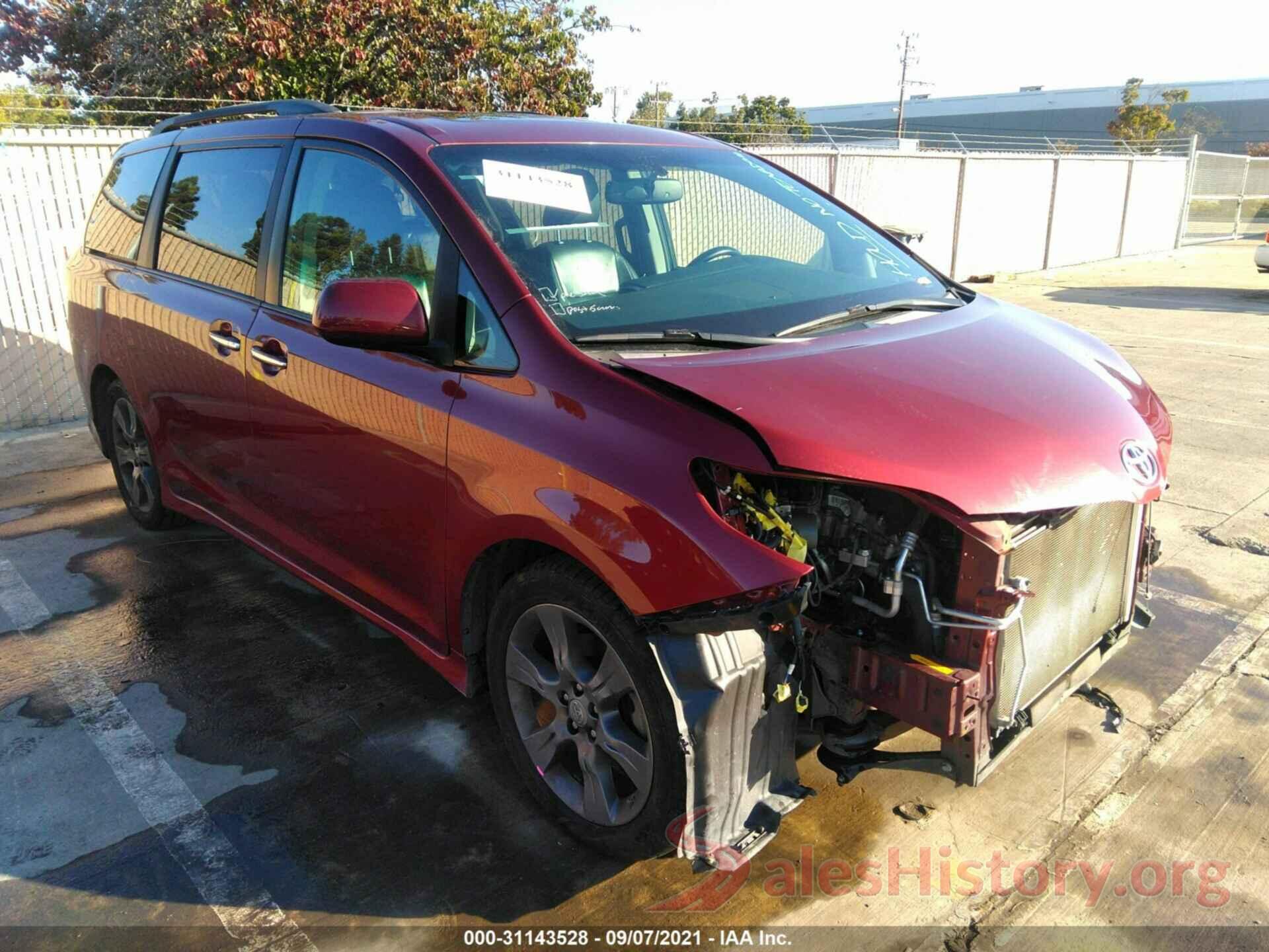 5TDXK3DC6GS734325 2016 TOYOTA SIENNA