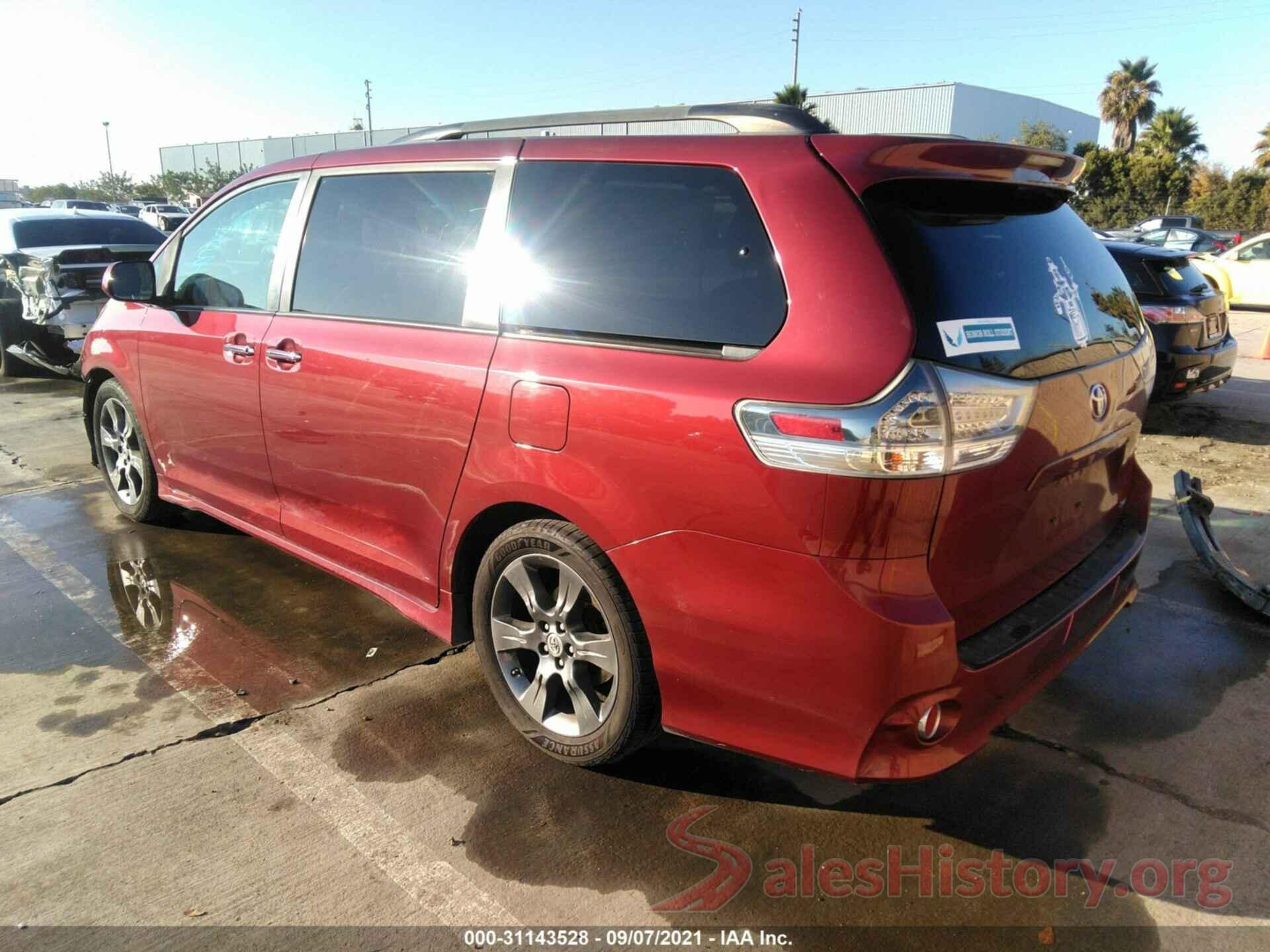 5TDXK3DC6GS734325 2016 TOYOTA SIENNA