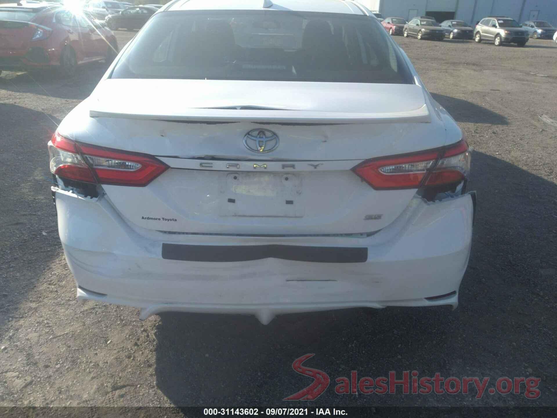 4T1B11HK6KU771006 2019 TOYOTA CAMRY