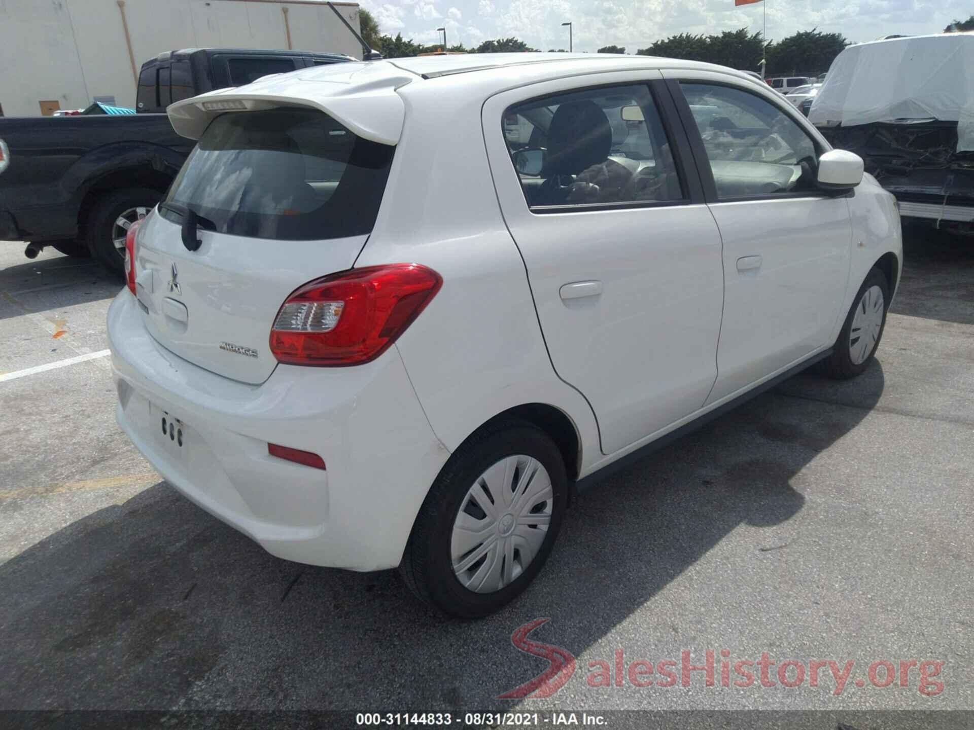 ML32A3HJ0KH014346 2019 MITSUBISHI MIRAGE