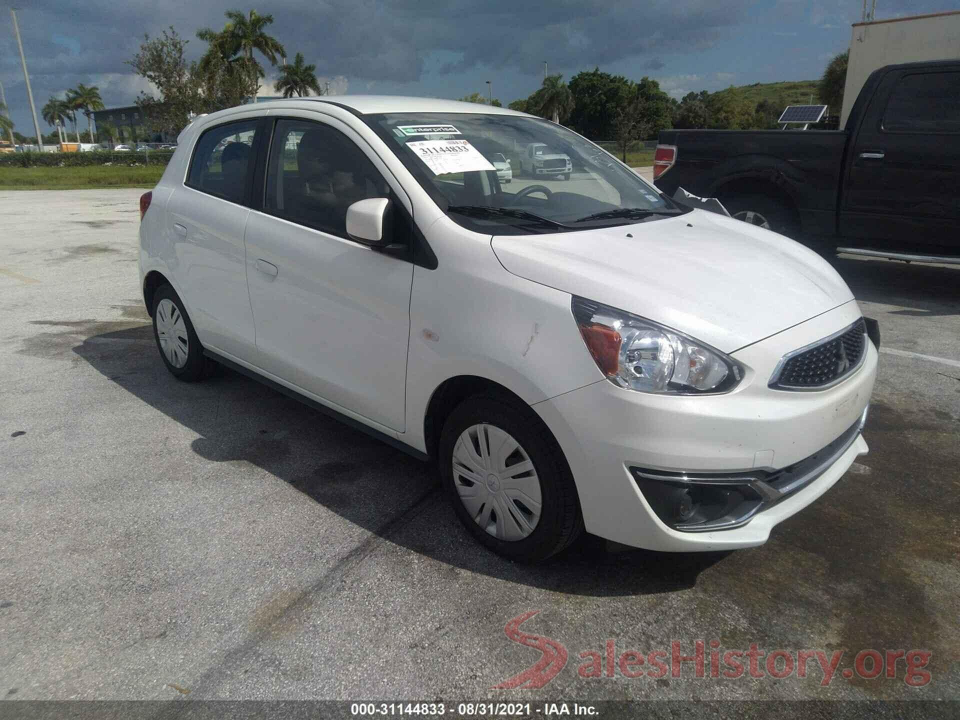 ML32A3HJ0KH014346 2019 MITSUBISHI MIRAGE