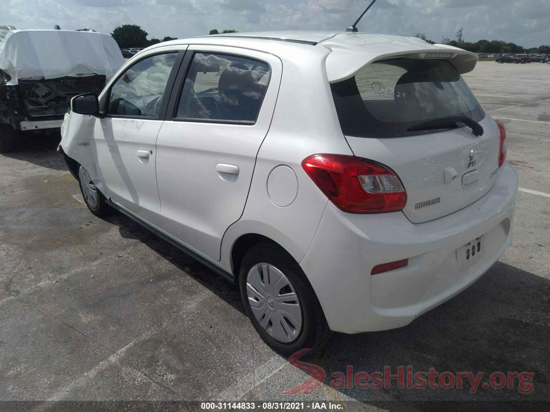 ML32A3HJ0KH014346 2019 MITSUBISHI MIRAGE