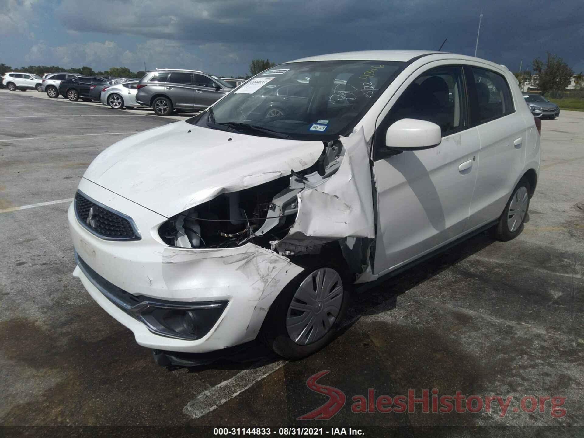 ML32A3HJ0KH014346 2019 MITSUBISHI MIRAGE