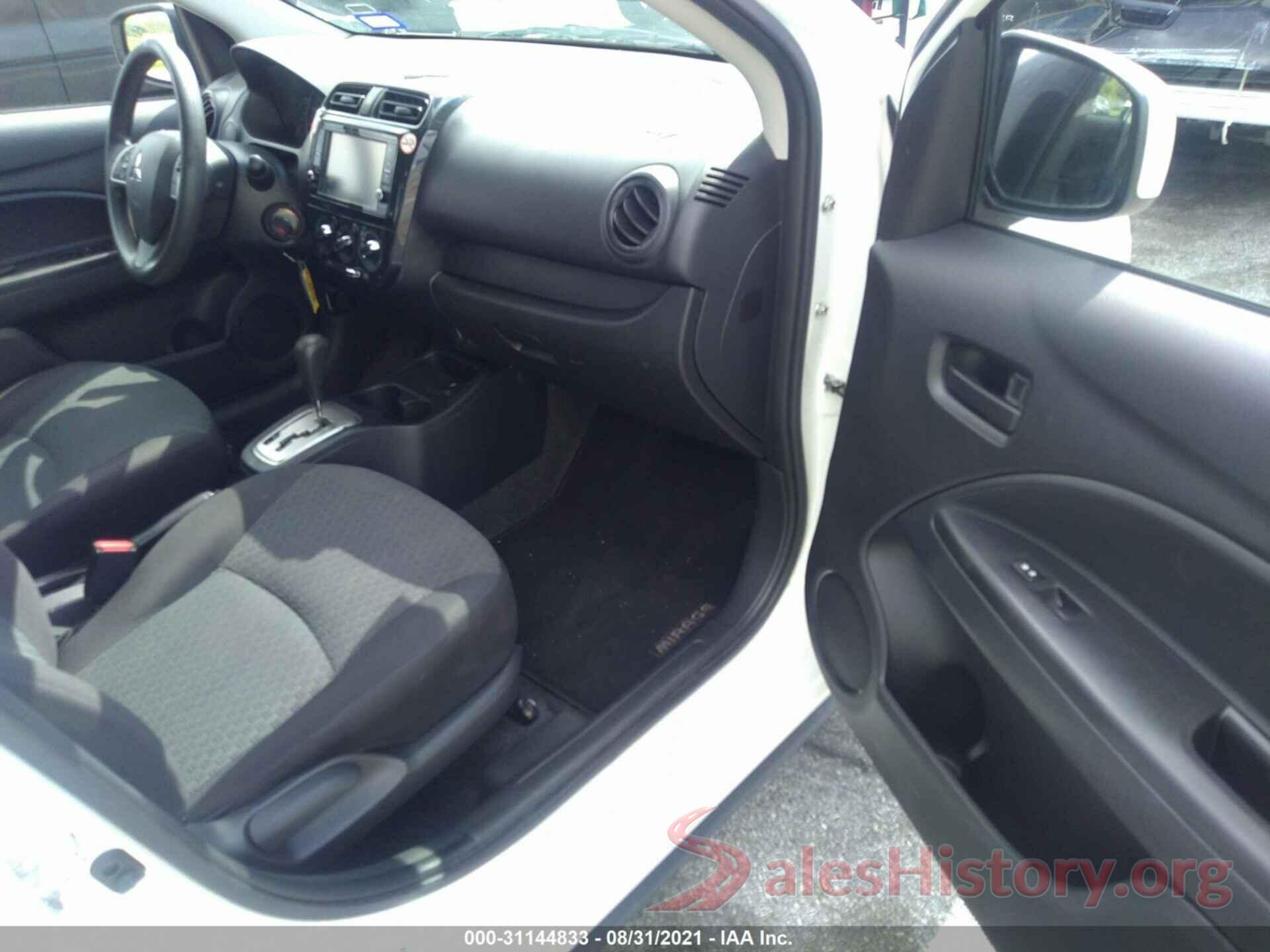 ML32A3HJ0KH014346 2019 MITSUBISHI MIRAGE