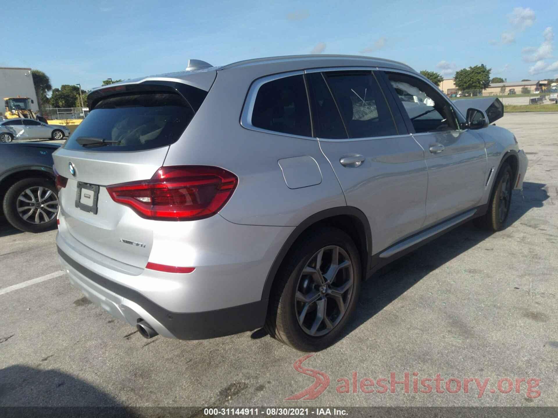 5UXTY5C0XM9F78592 2021 BMW X3