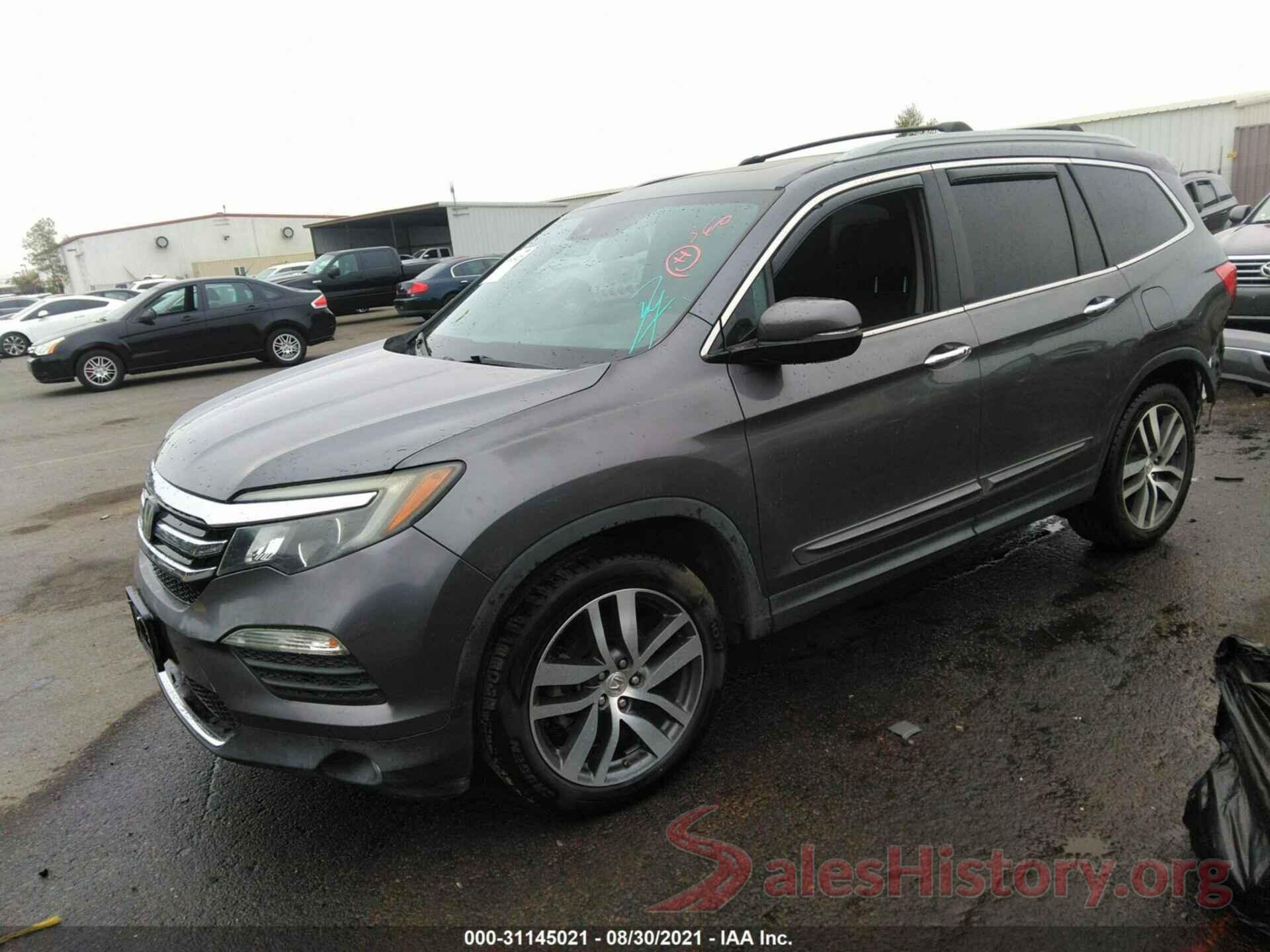 5FNYF5H92GB004449 2016 HONDA PILOT