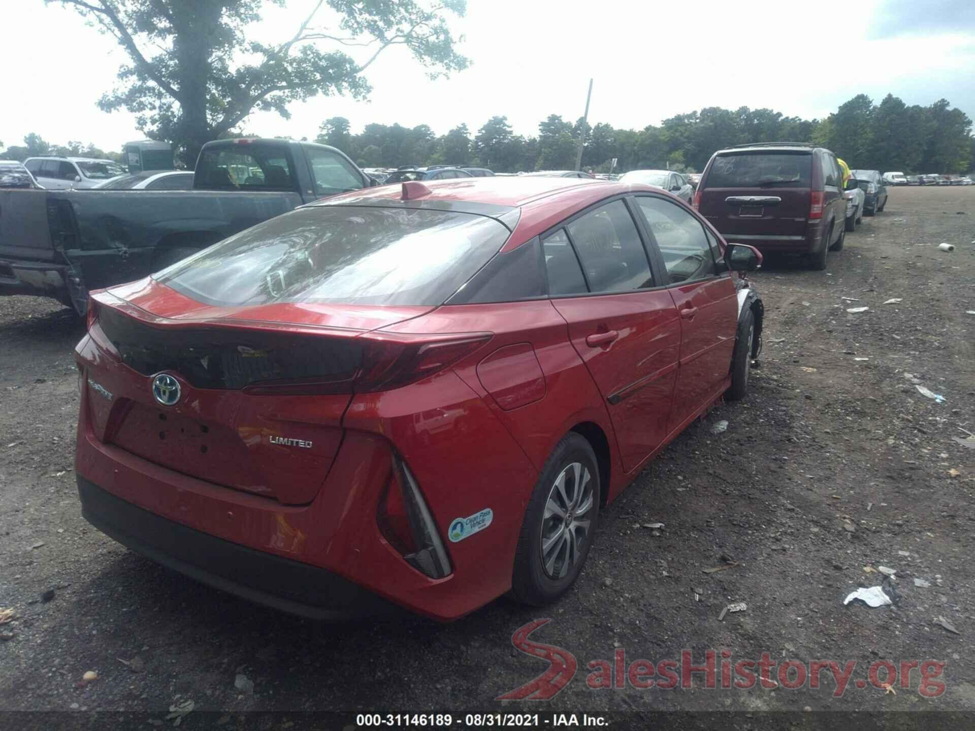 JTDKAMFP1M3184029 2021 TOYOTA PRIUS PRIME