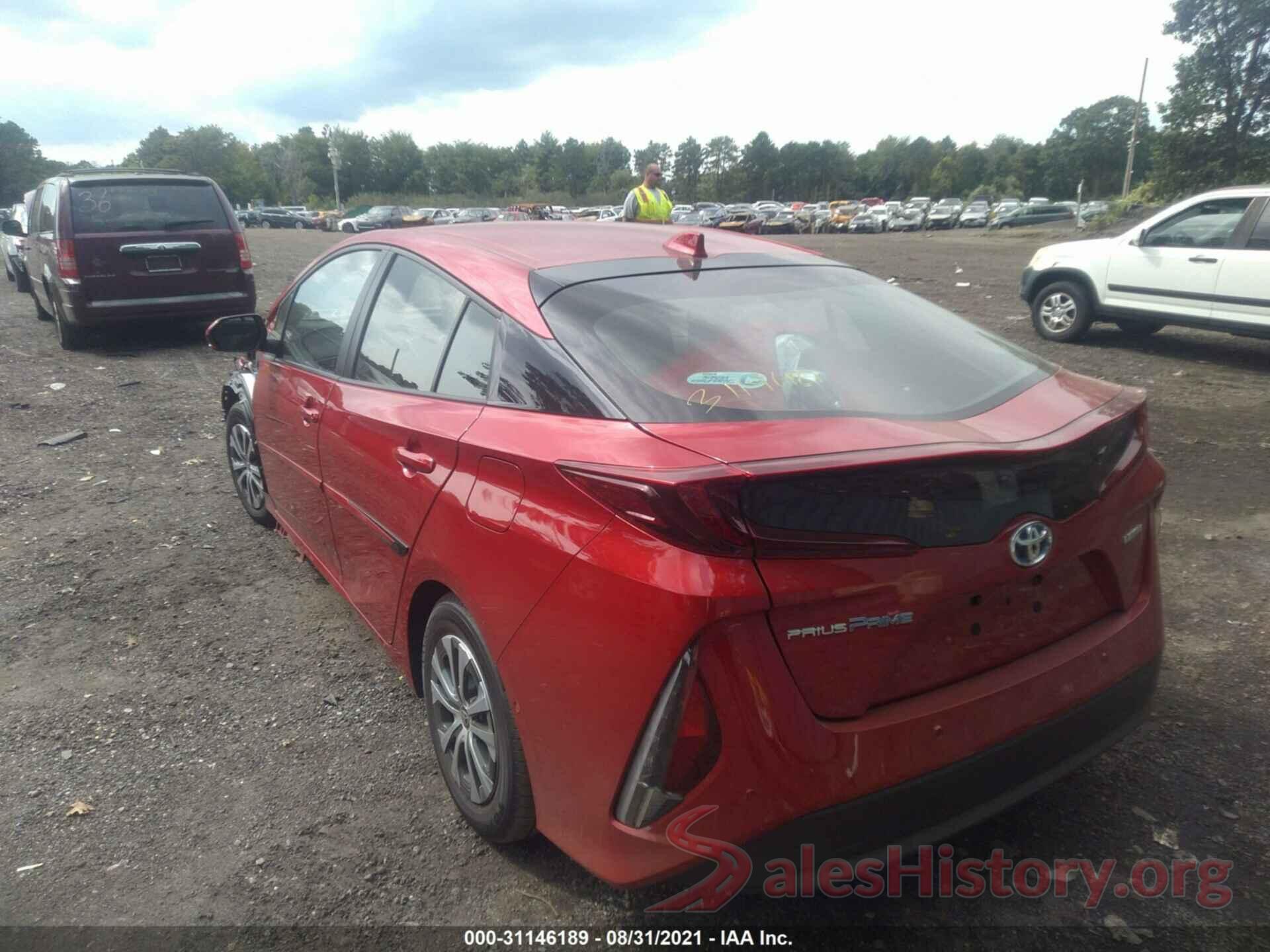 JTDKAMFP1M3184029 2021 TOYOTA PRIUS PRIME