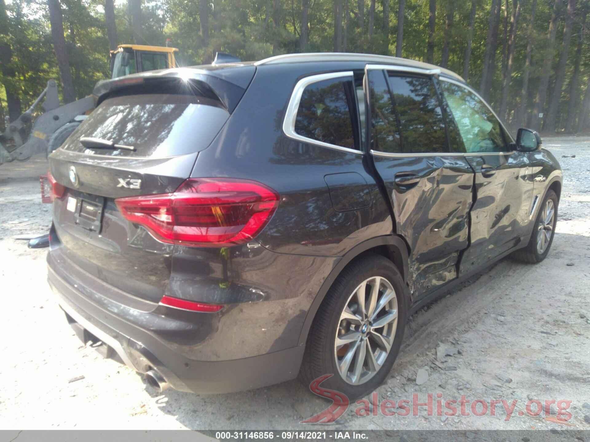 5UXTR9C54JLC82580 2018 BMW X3