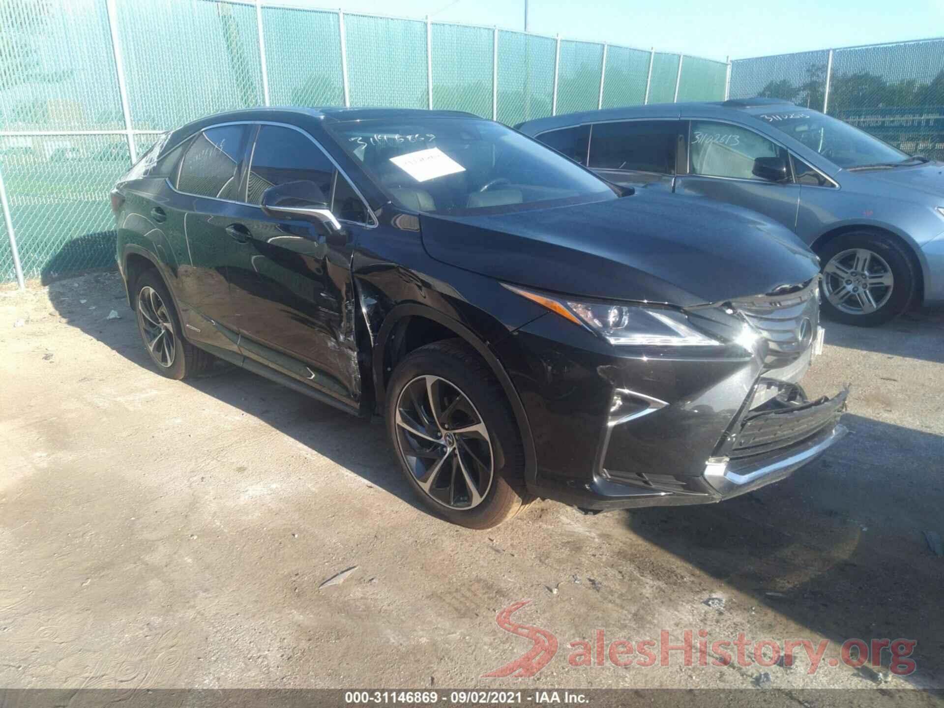 2T2BGMCA0KC032600 2019 LEXUS RX