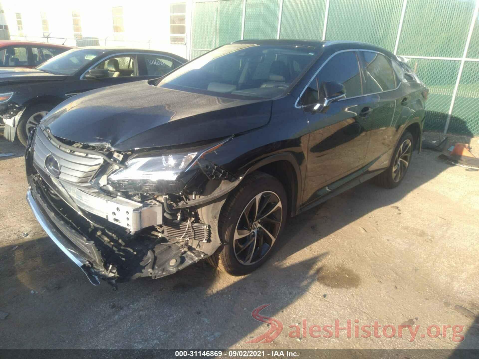 2T2BGMCA0KC032600 2019 LEXUS RX