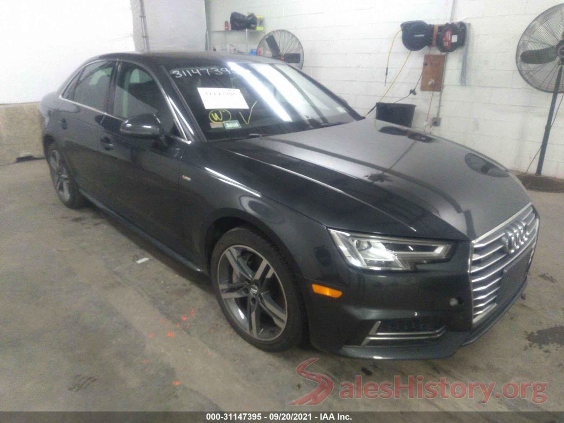 WAUENAF4XJA139794 2018 AUDI A4