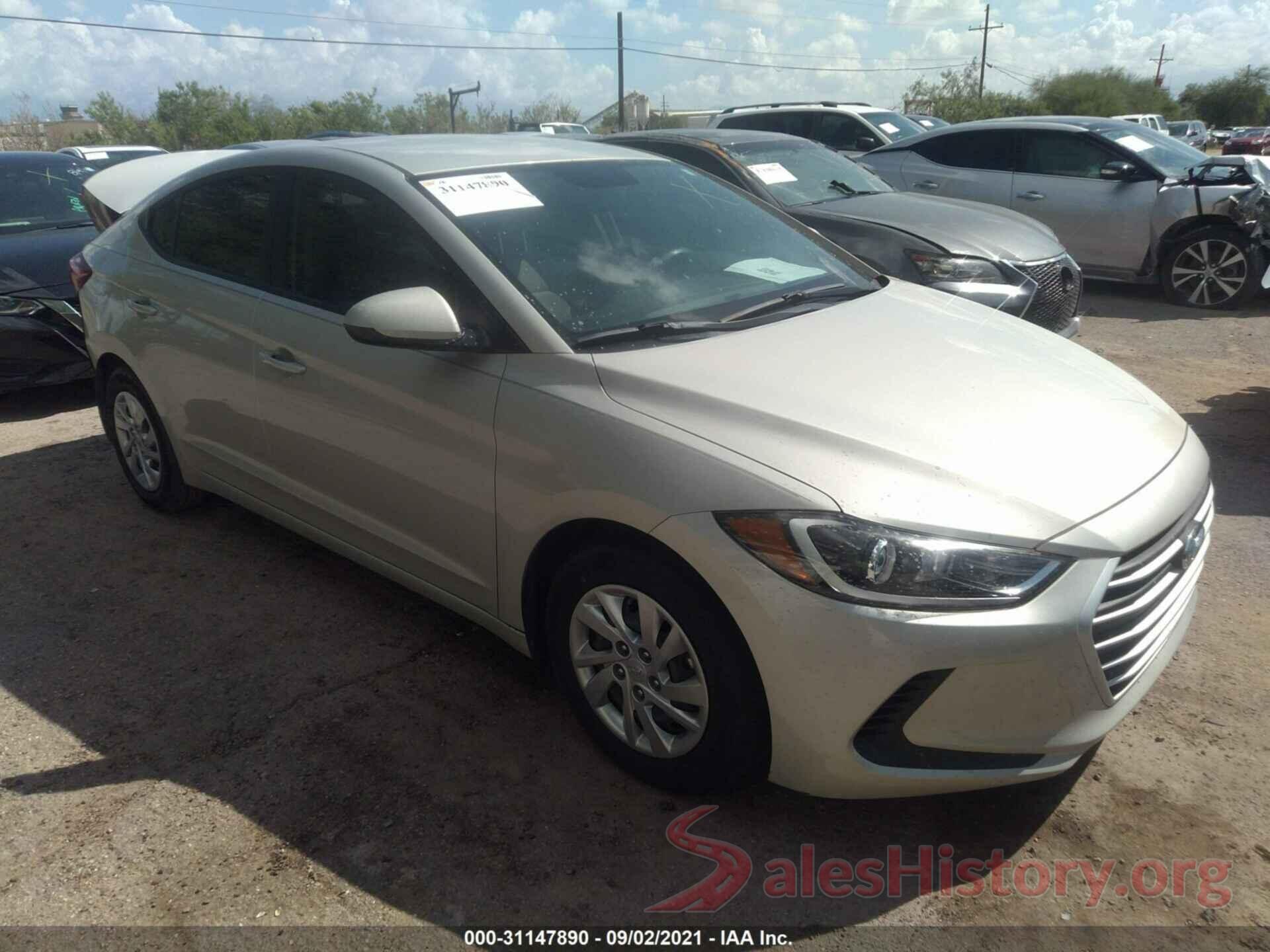 KMHD74LF6JU580803 2018 HYUNDAI ELANTRA