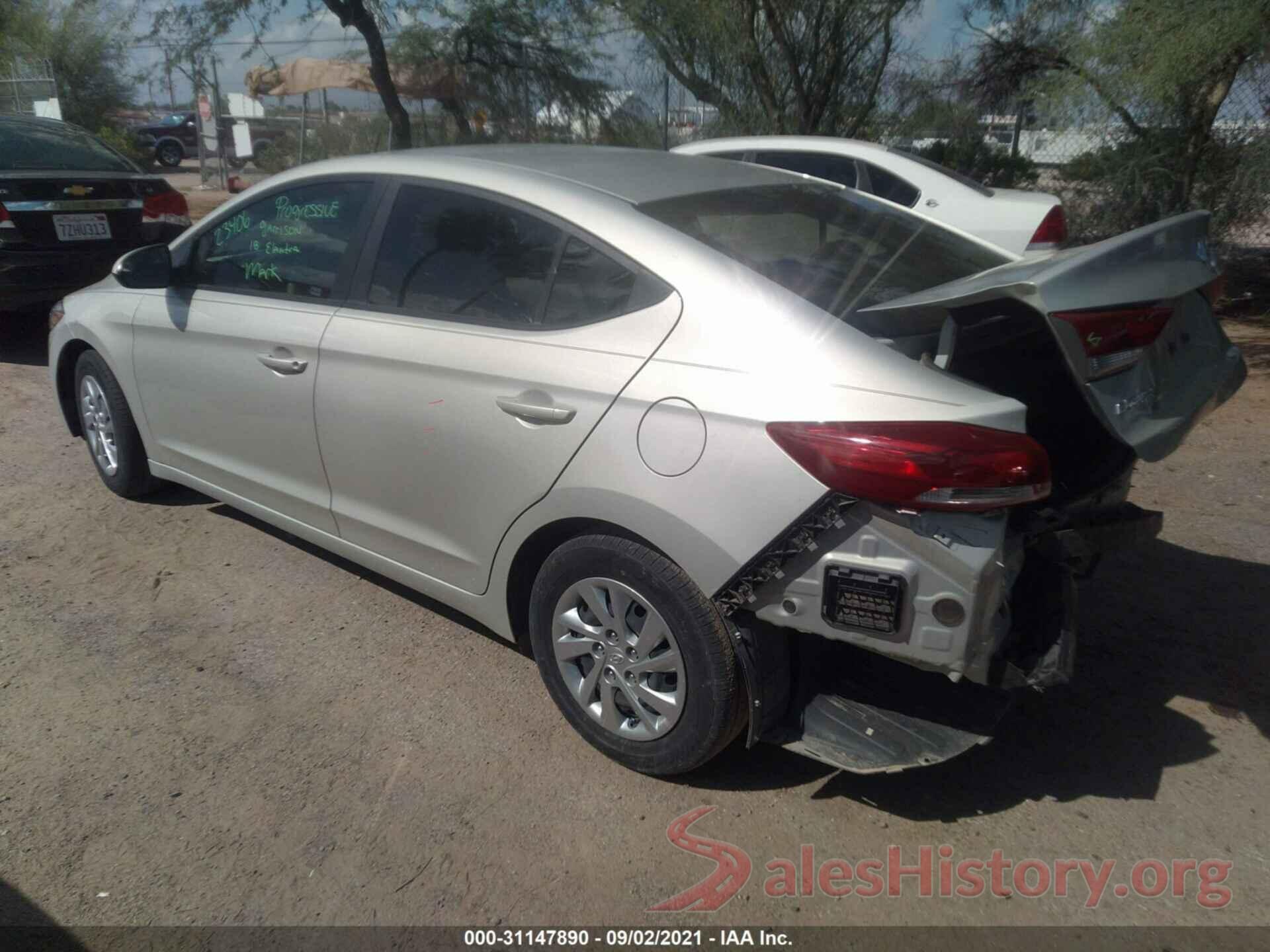 KMHD74LF6JU580803 2018 HYUNDAI ELANTRA