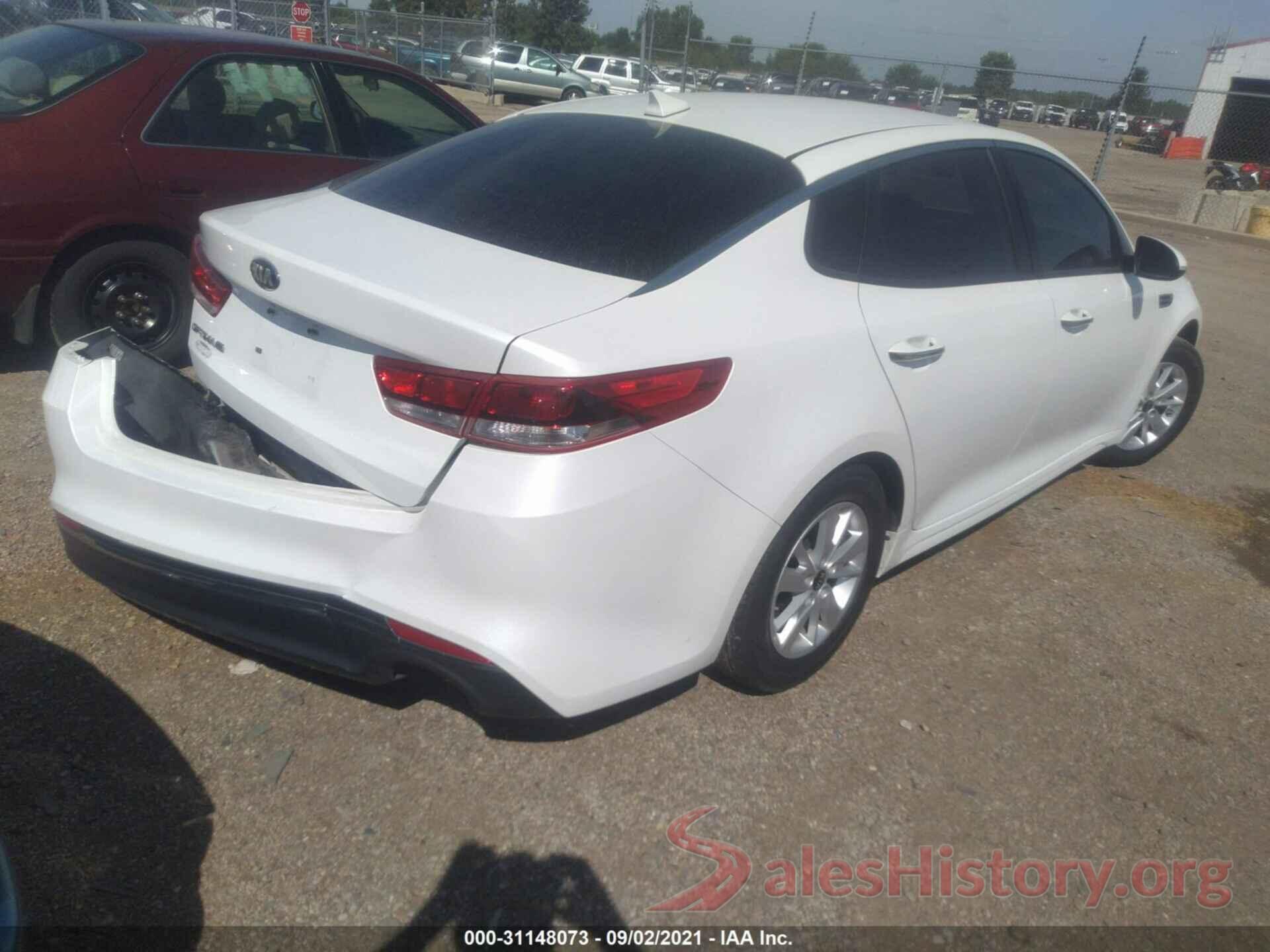 KNAGT4L35G5090887 2016 KIA OPTIMA