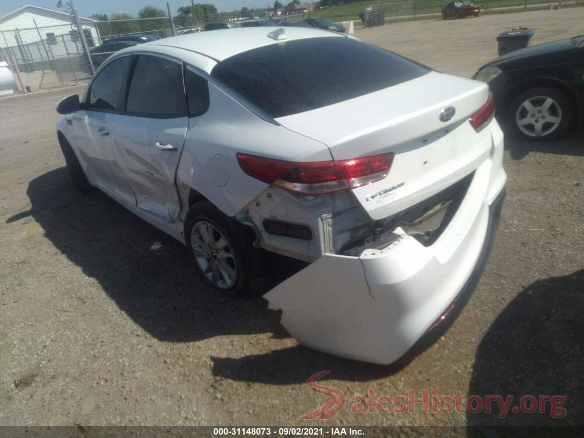 KNAGT4L35G5090887 2016 KIA OPTIMA