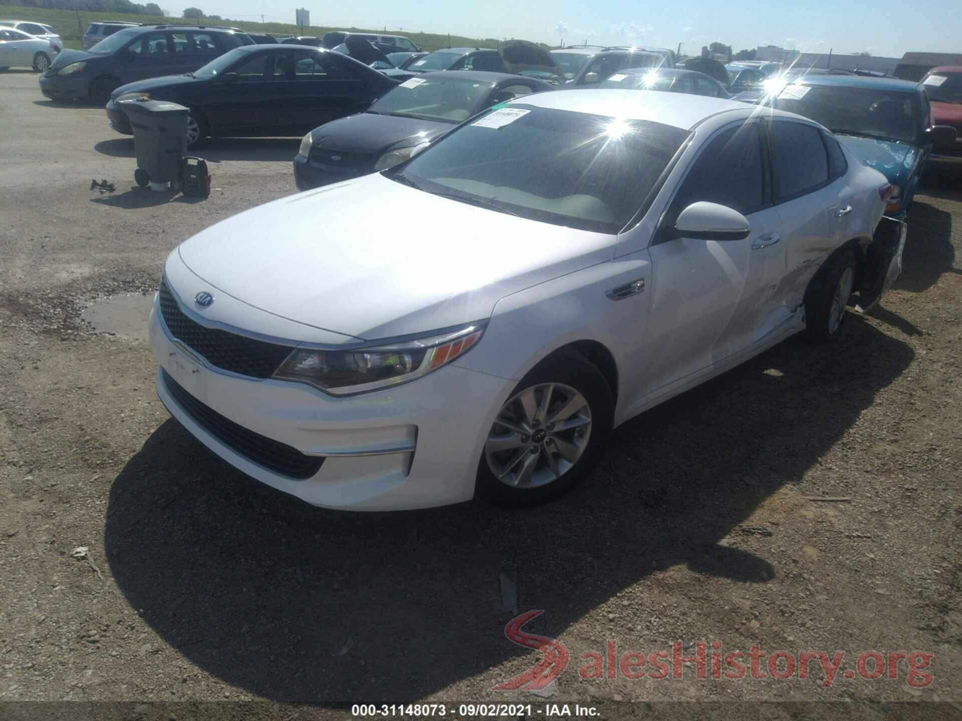 KNAGT4L35G5090887 2016 KIA OPTIMA