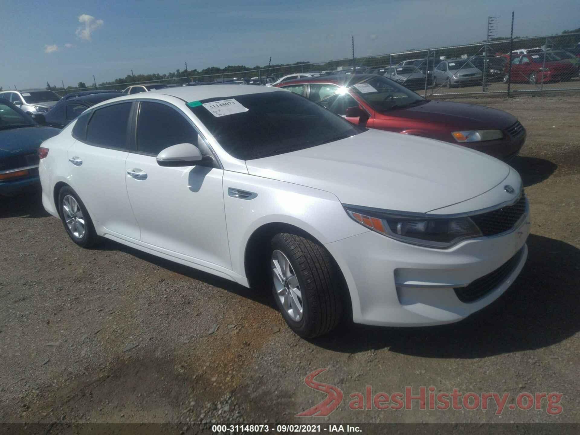 KNAGT4L35G5090887 2016 KIA OPTIMA