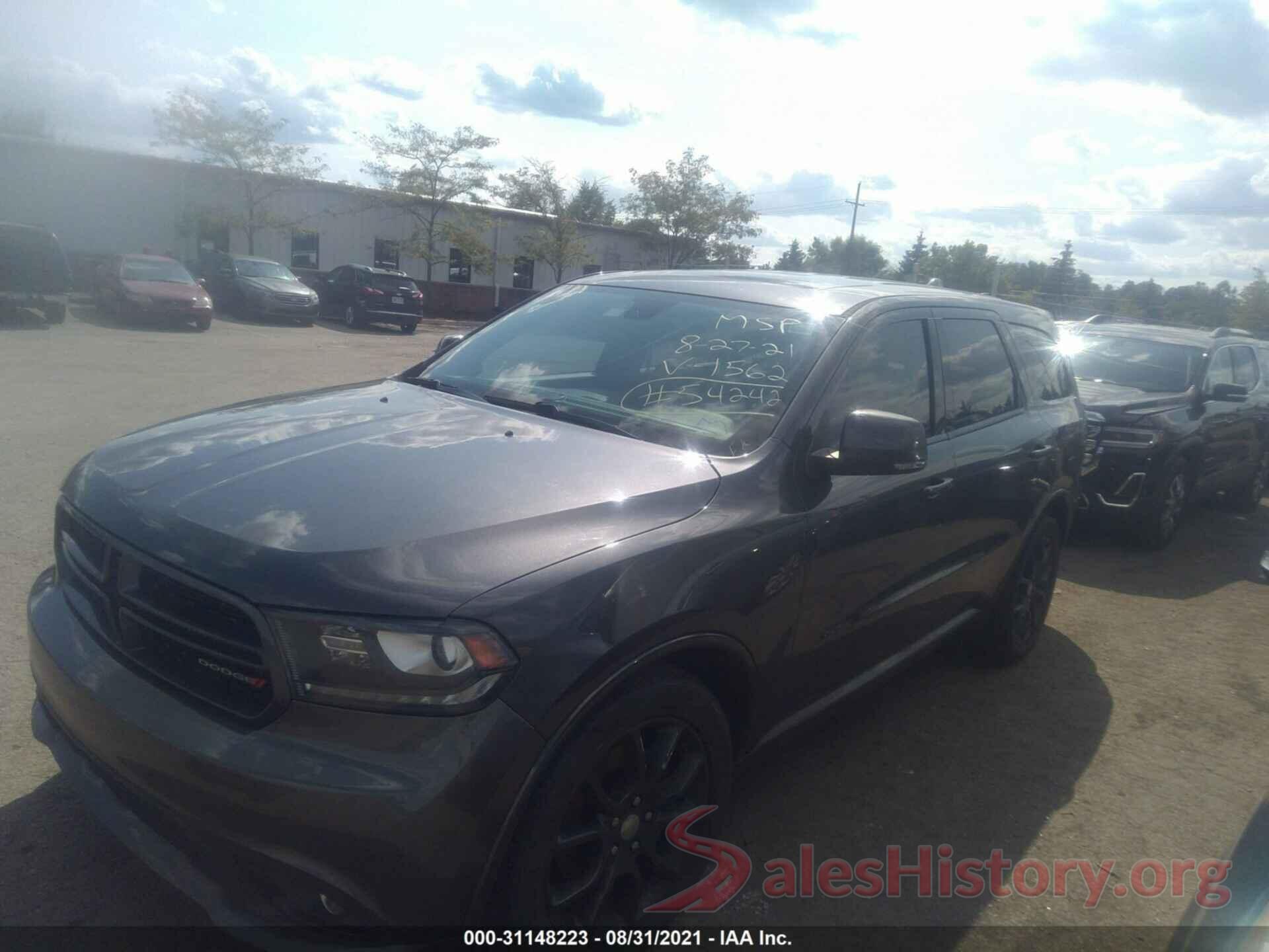 1C4SDHCT8GC301562 2016 DODGE DURANGO