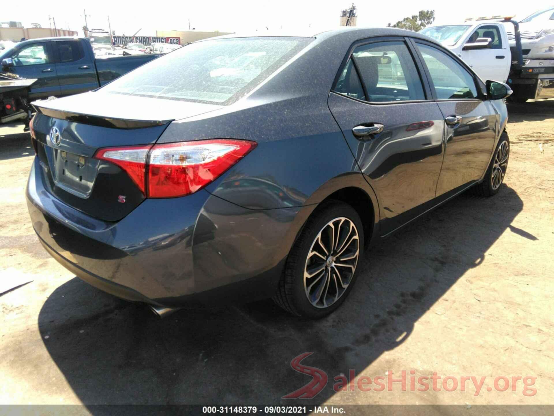 5YFBURHEXGP504136 2016 TOYOTA COROLLA