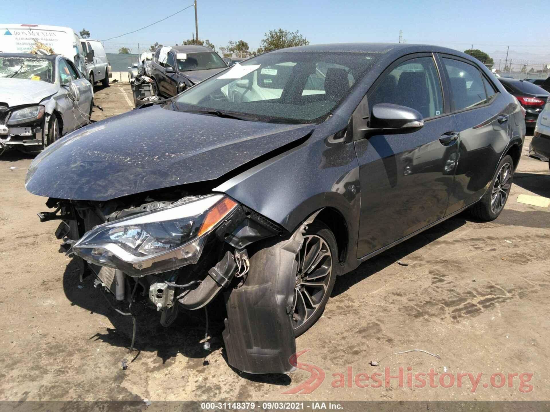 5YFBURHEXGP504136 2016 TOYOTA COROLLA