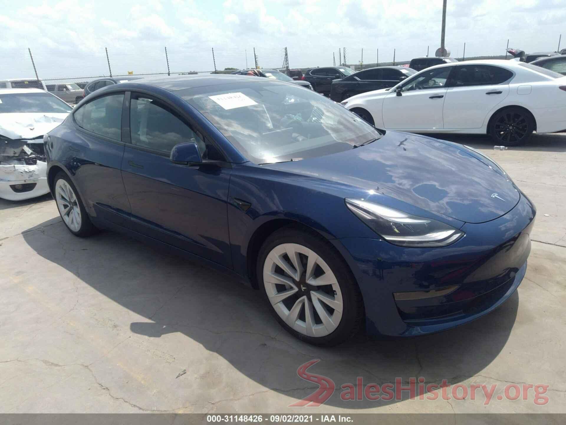 5YJ3E1EAXMF998364 2021 TESLA MODEL 3