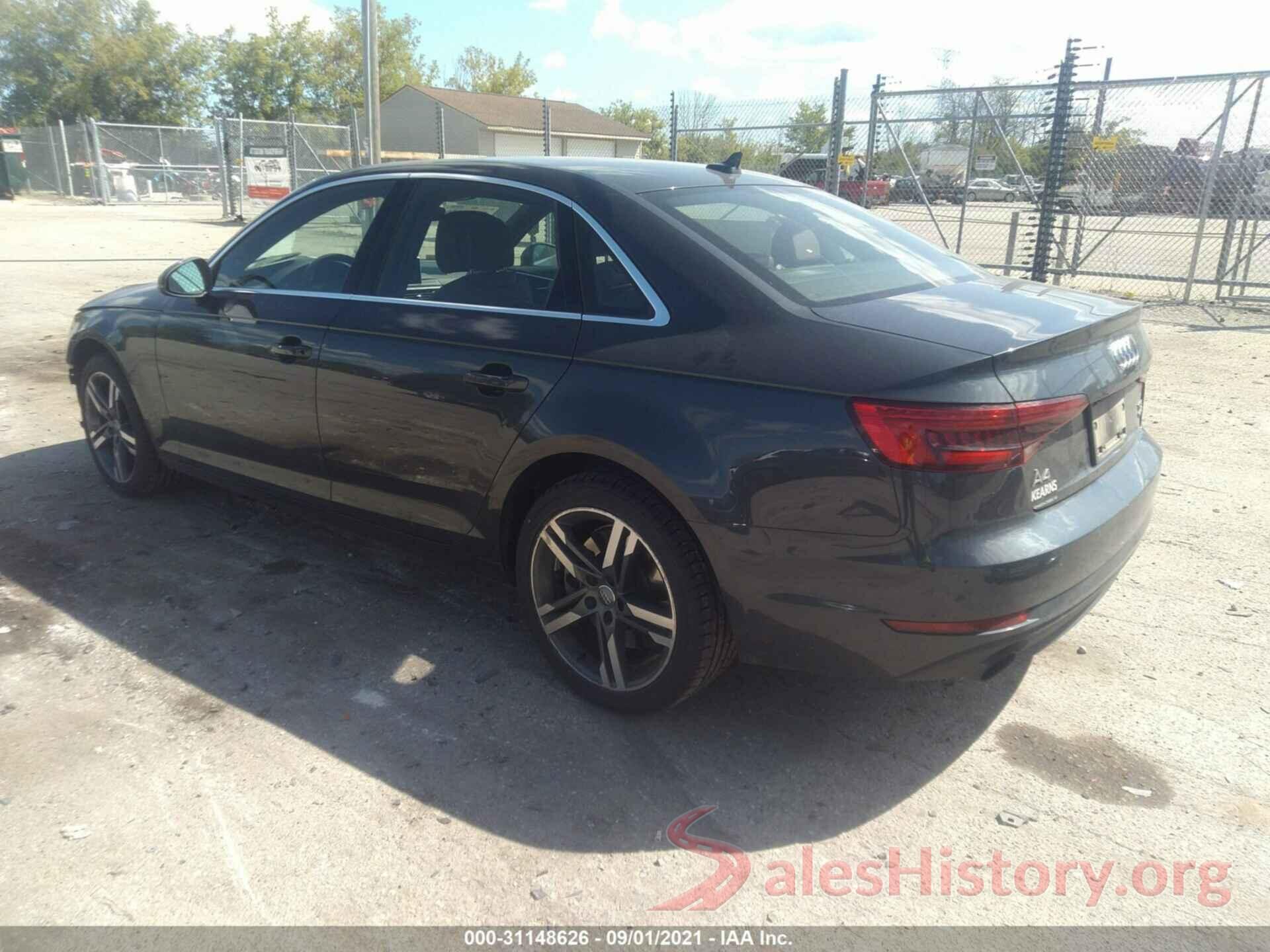 WAUCNAF43HN026604 2017 AUDI A4