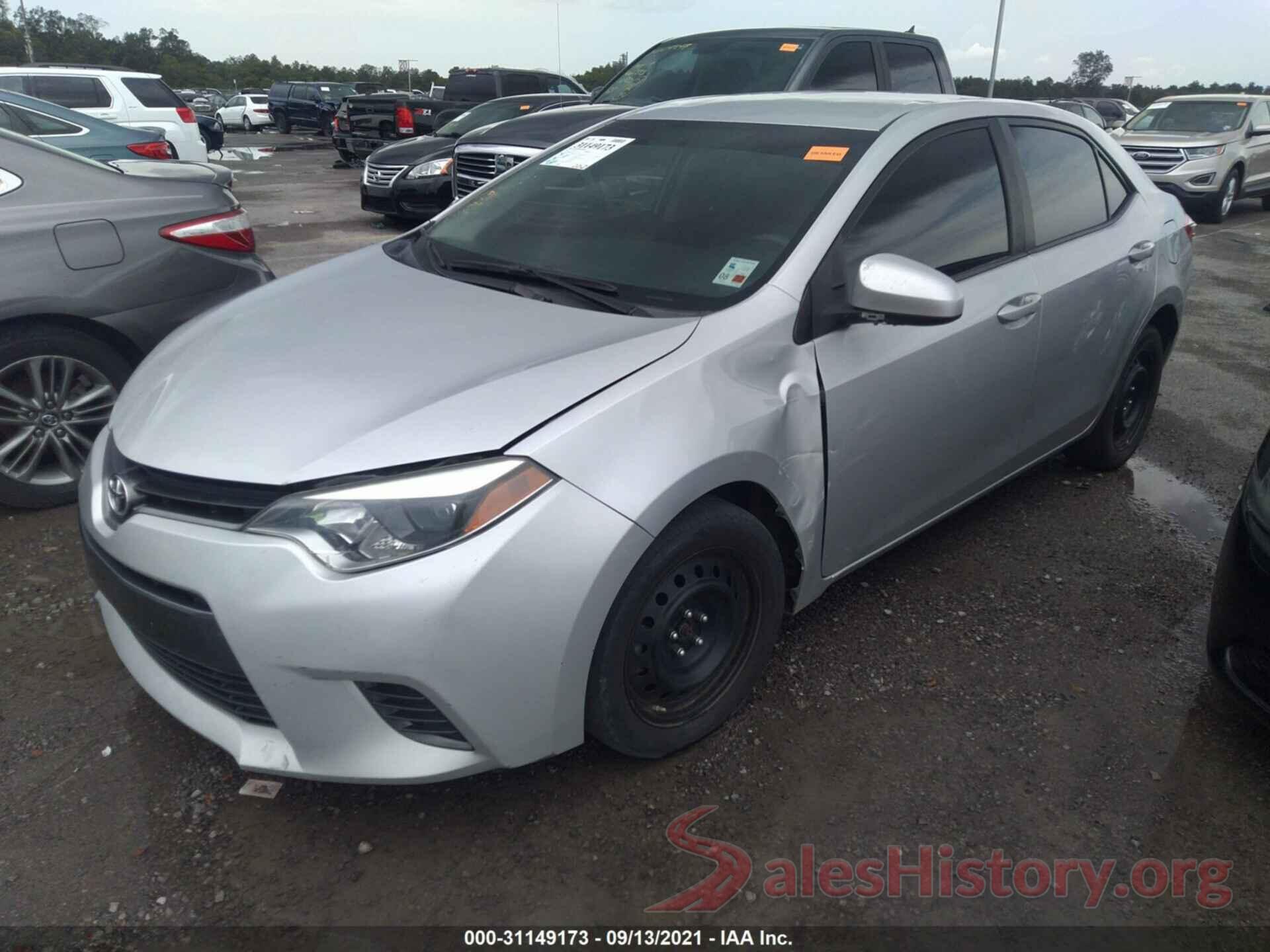 2T1BURHE7GC582115 2016 TOYOTA COROLLA