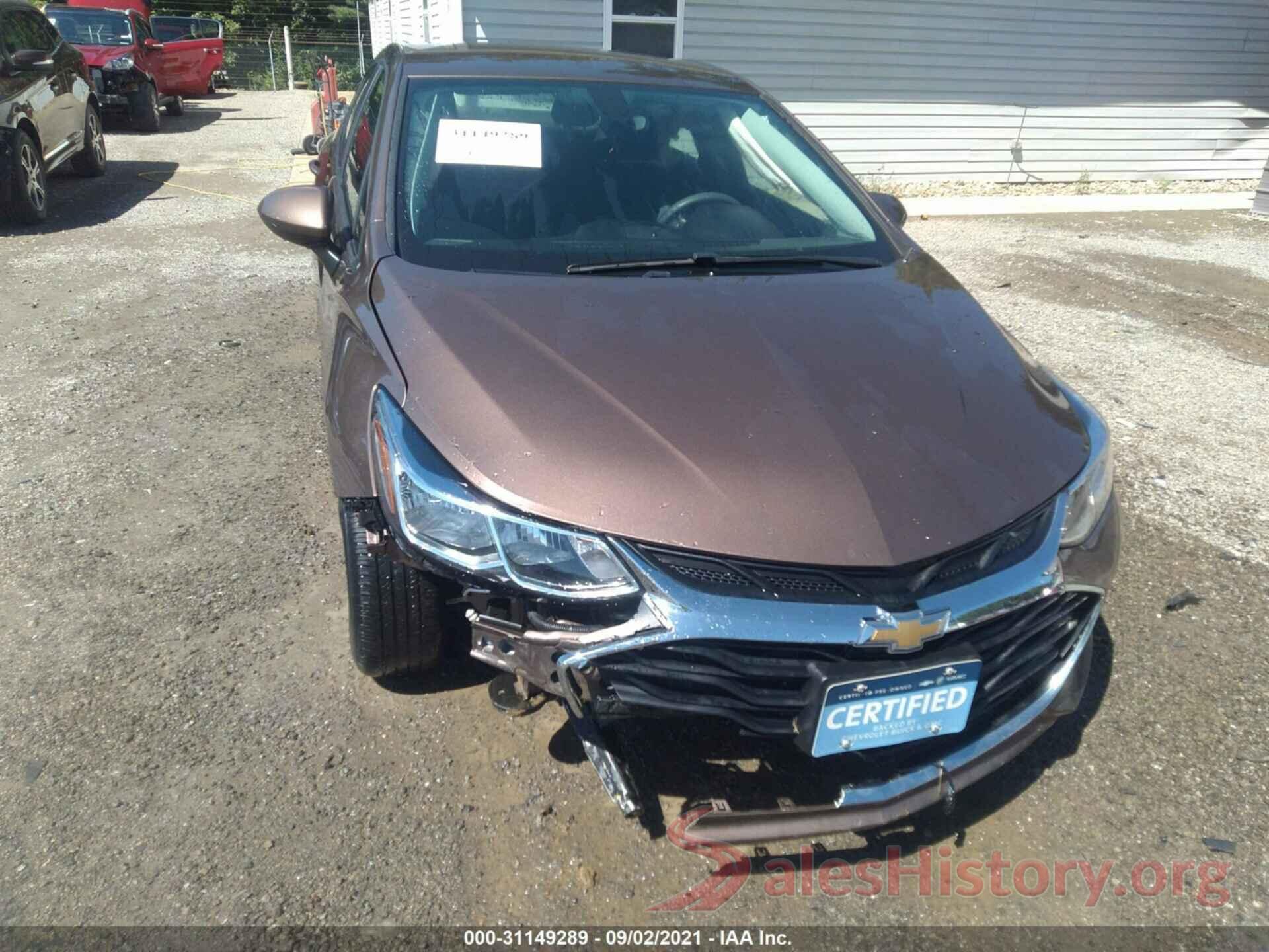 1G1BC5SM7K7110947 2019 CHEVROLET CRUZE