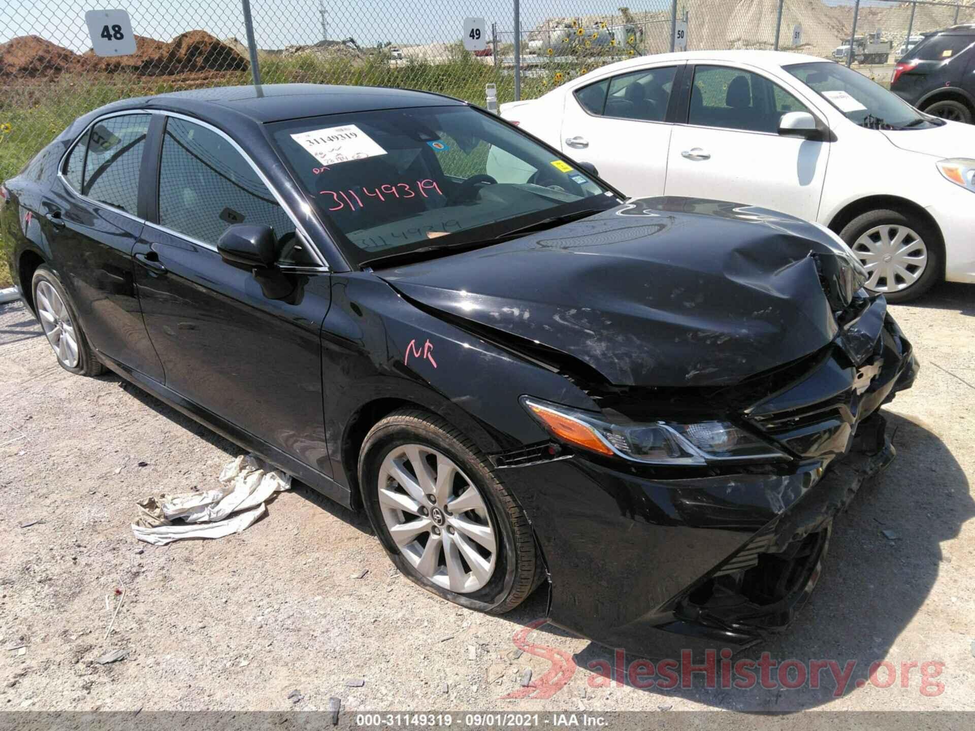 4T1B11HK8KU801526 2019 TOYOTA CAMRY