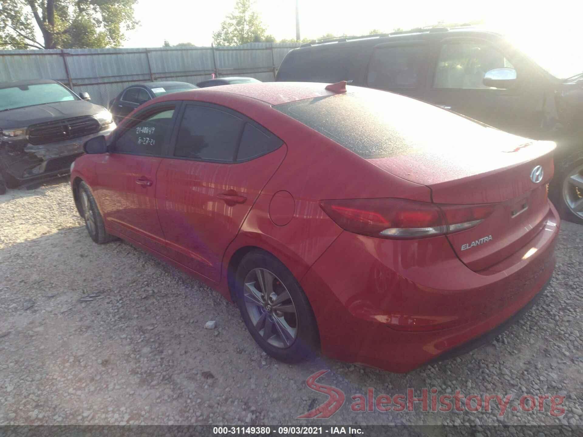 5NPD84LF5HH068701 2017 HYUNDAI ELANTRA