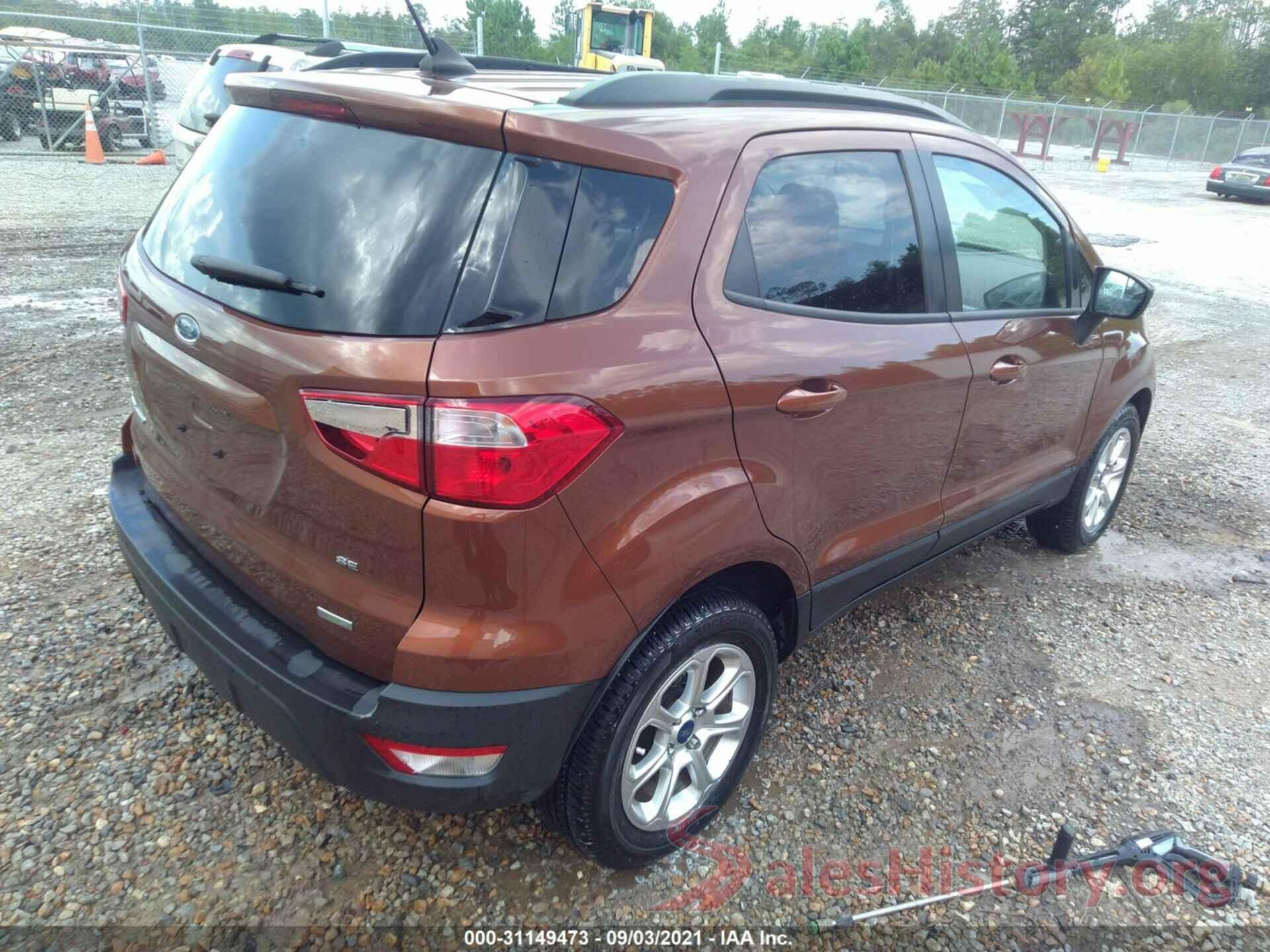 MAJ3S2GEXKC251085 2019 FORD ECOSPORT