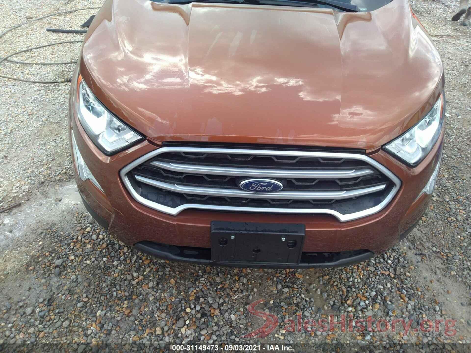 MAJ3S2GEXKC251085 2019 FORD ECOSPORT