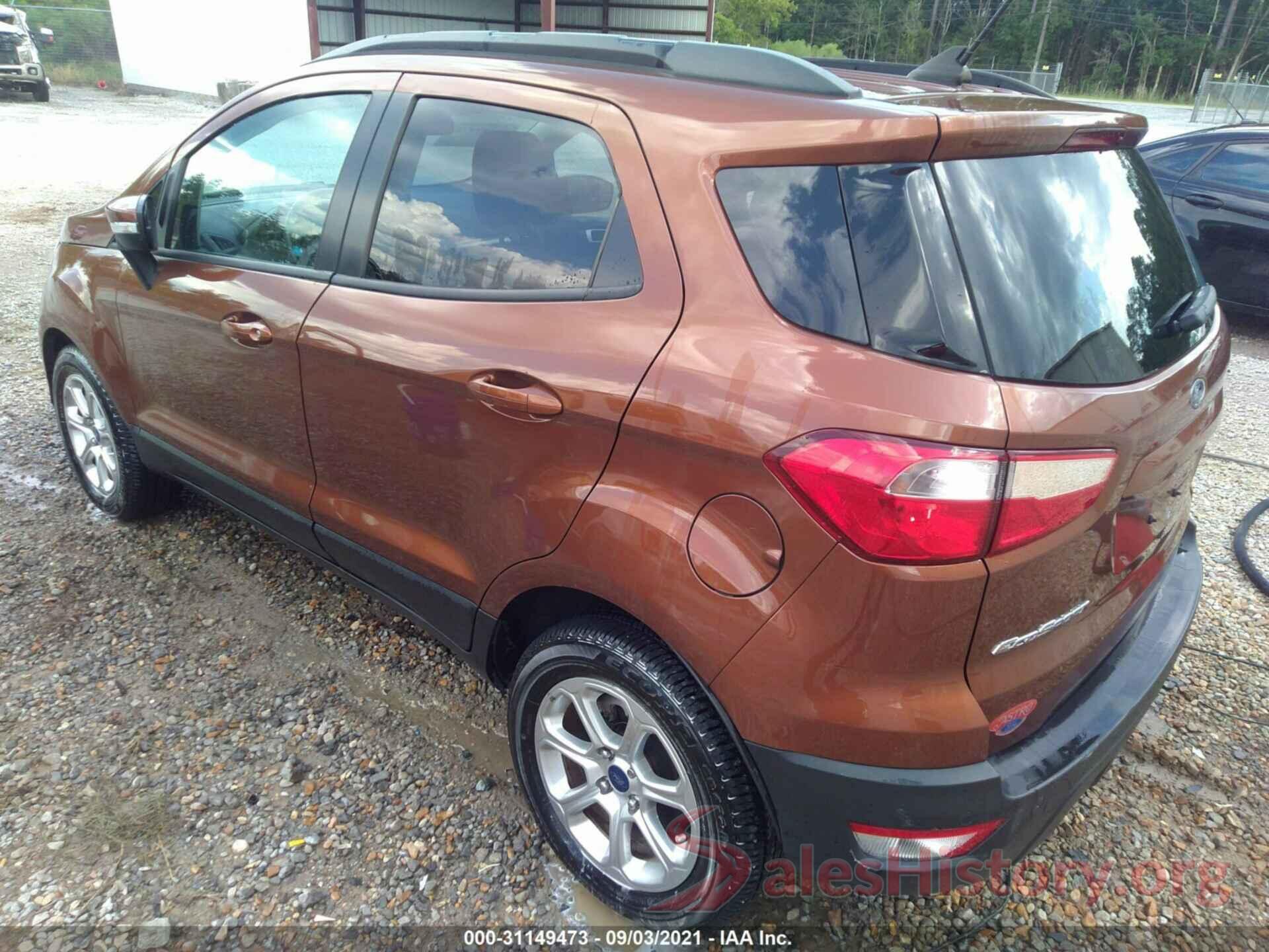 MAJ3S2GEXKC251085 2019 FORD ECOSPORT