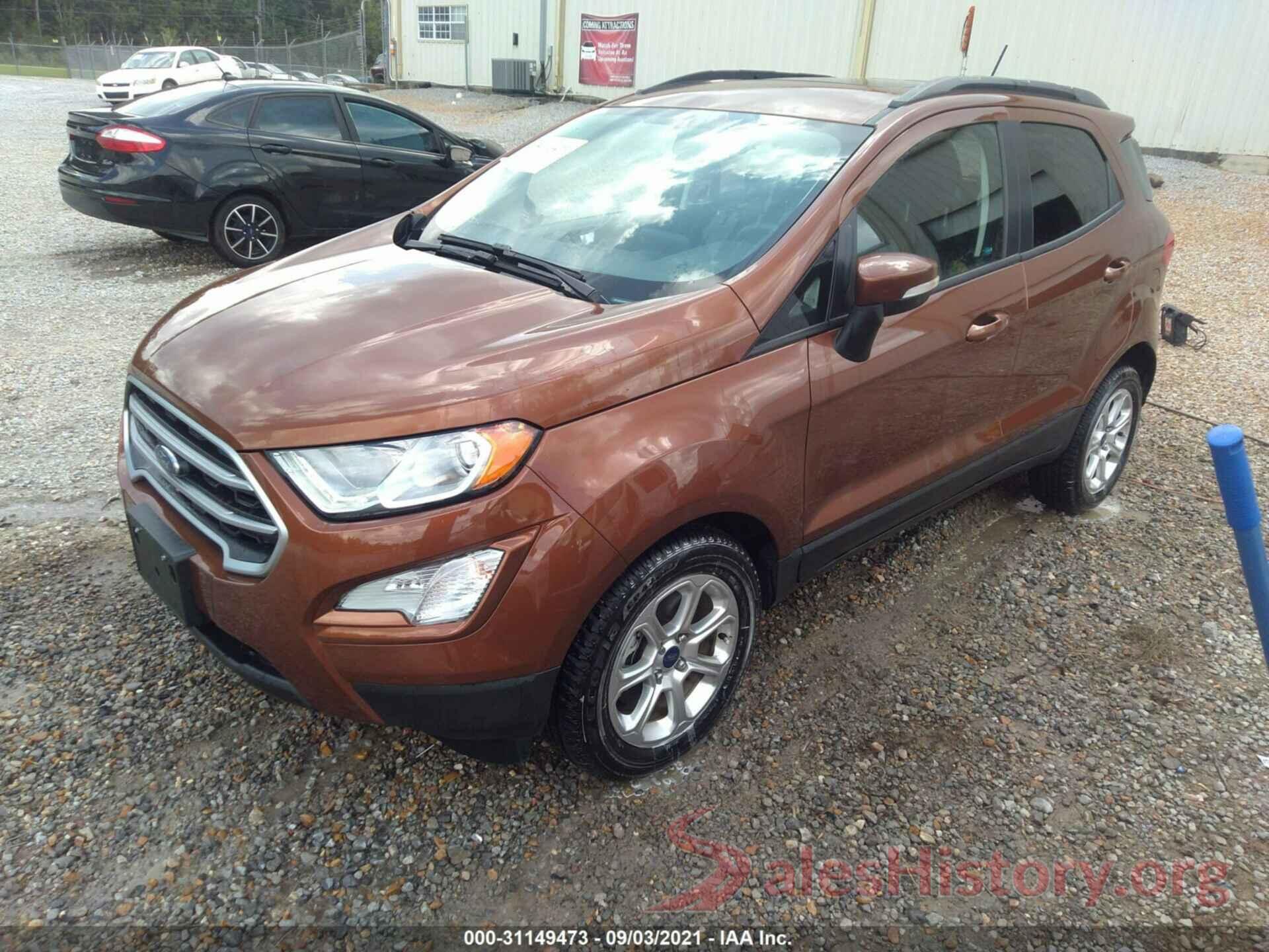 MAJ3S2GEXKC251085 2019 FORD ECOSPORT